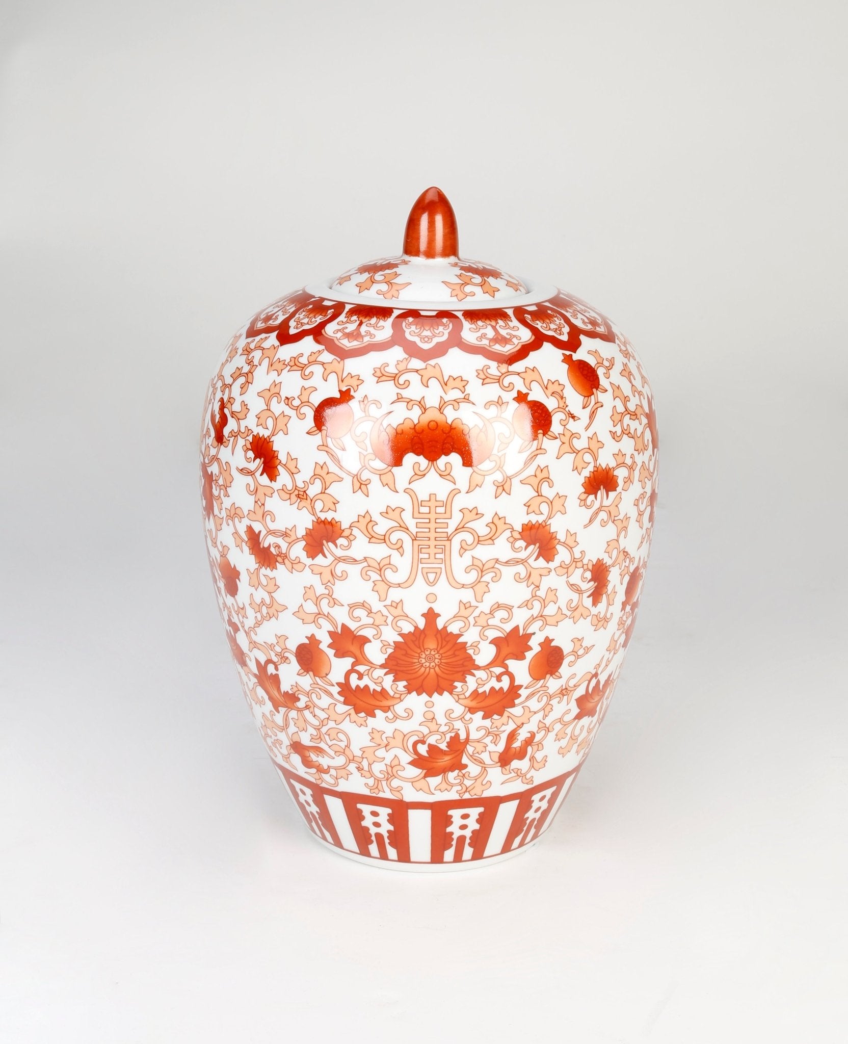 Shamakhi Porcelain Ginger Jar - Wisteria
