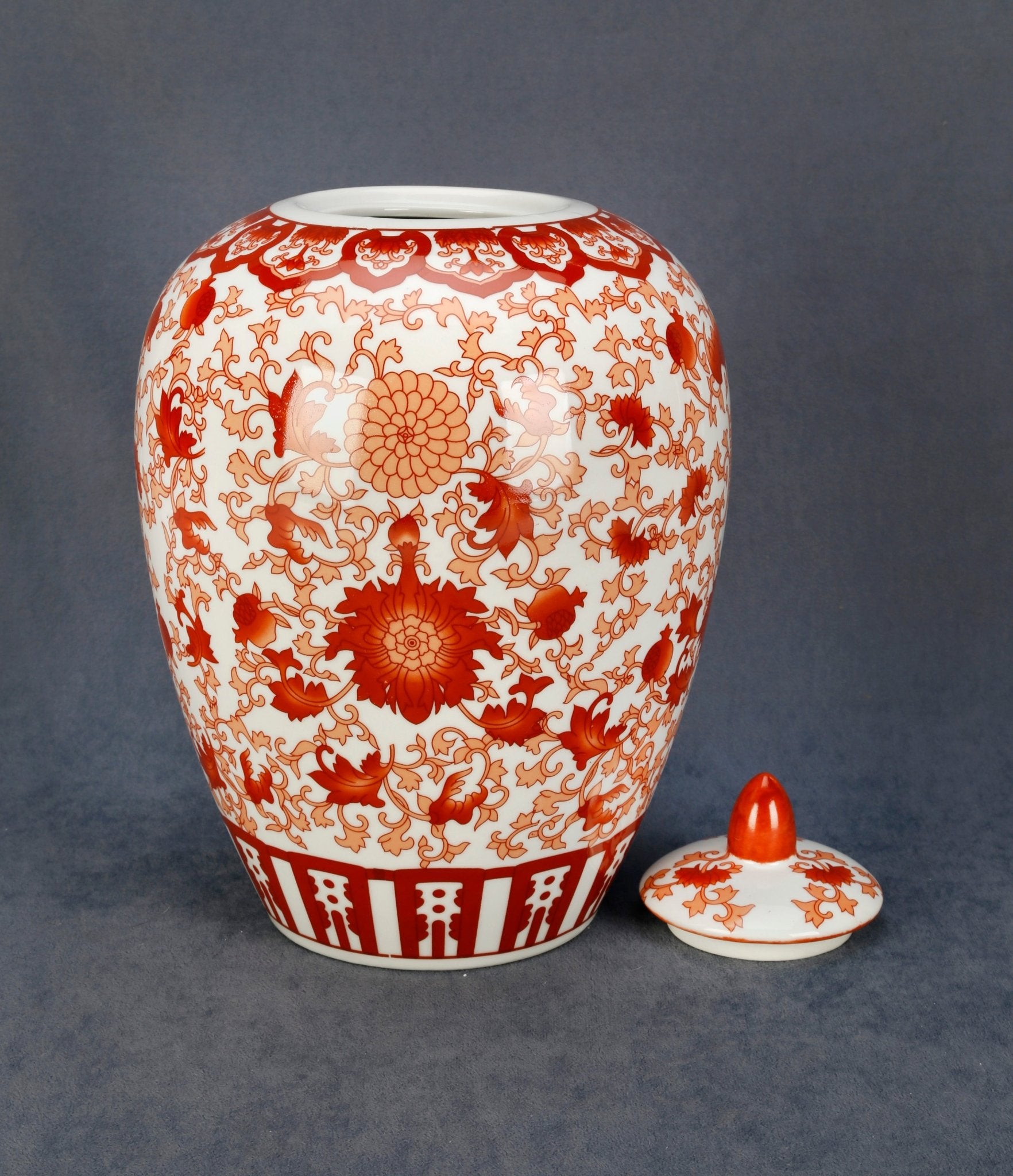 Shamakhi Porcelain Ginger Jar - Wisteria