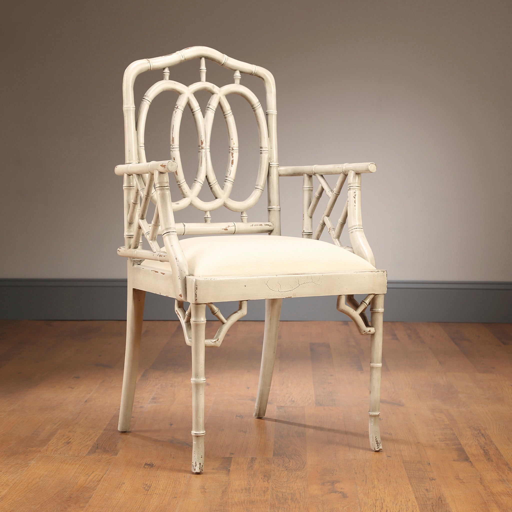 Montemerano Bamboo Mahogany Armchair