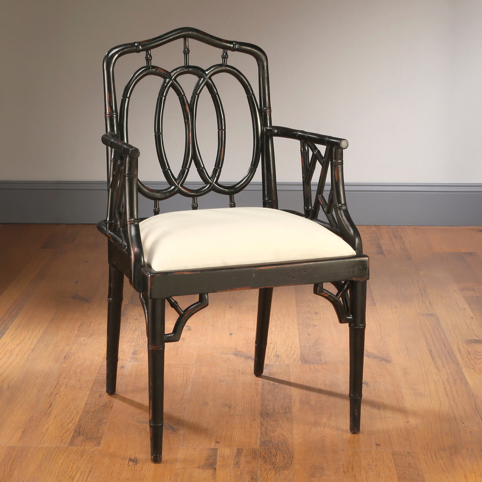 Montemerano Bamboo Mahogany Armchair