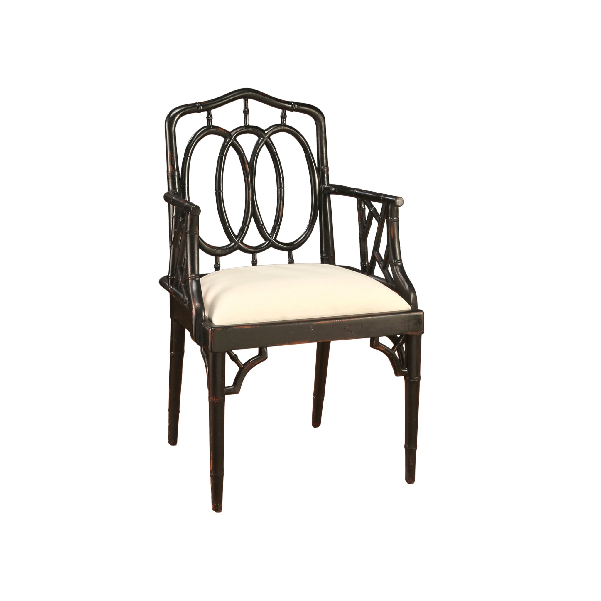 Montemerano Bamboo Mahogany Armchair
