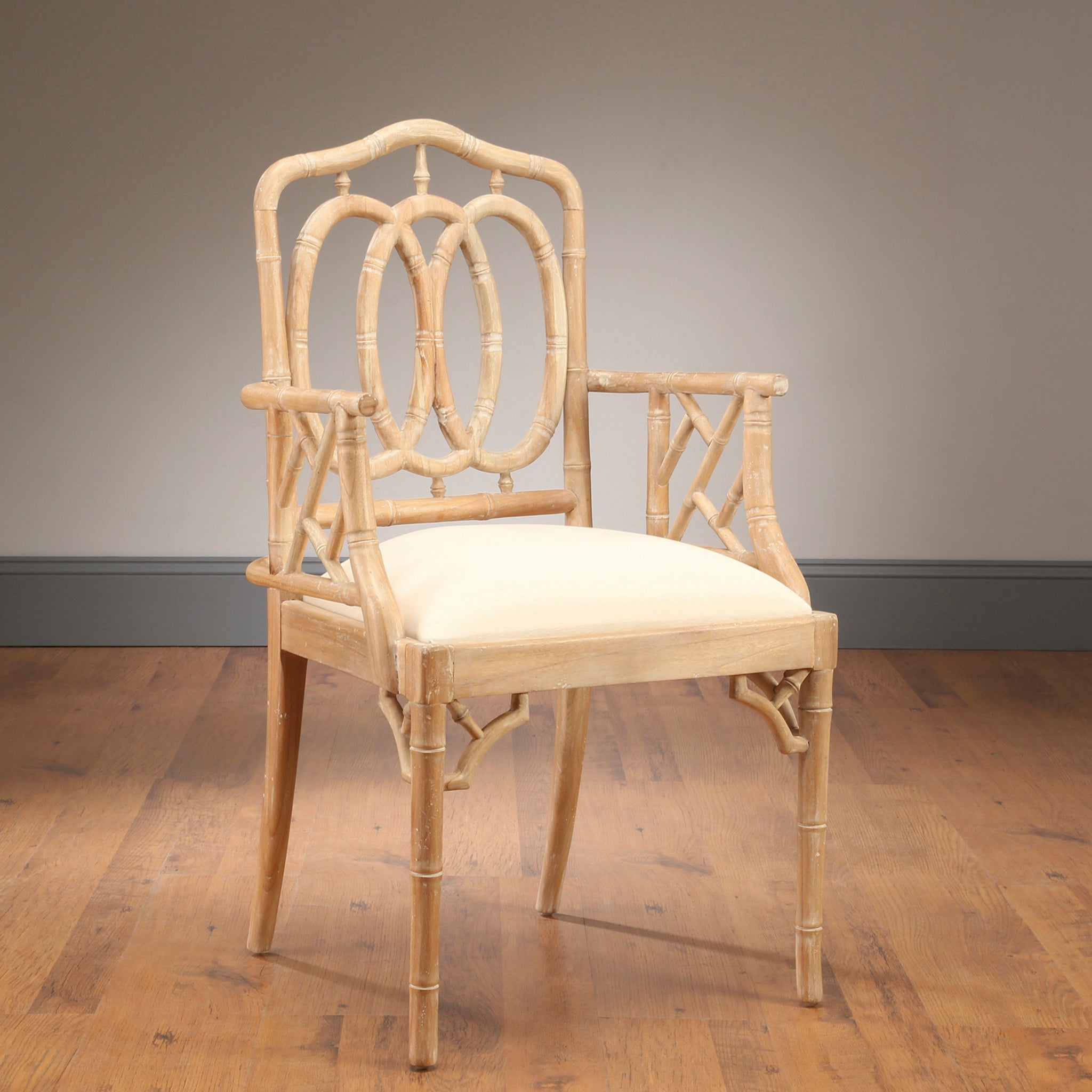 Montemerano Bamboo Mahogany Armchair