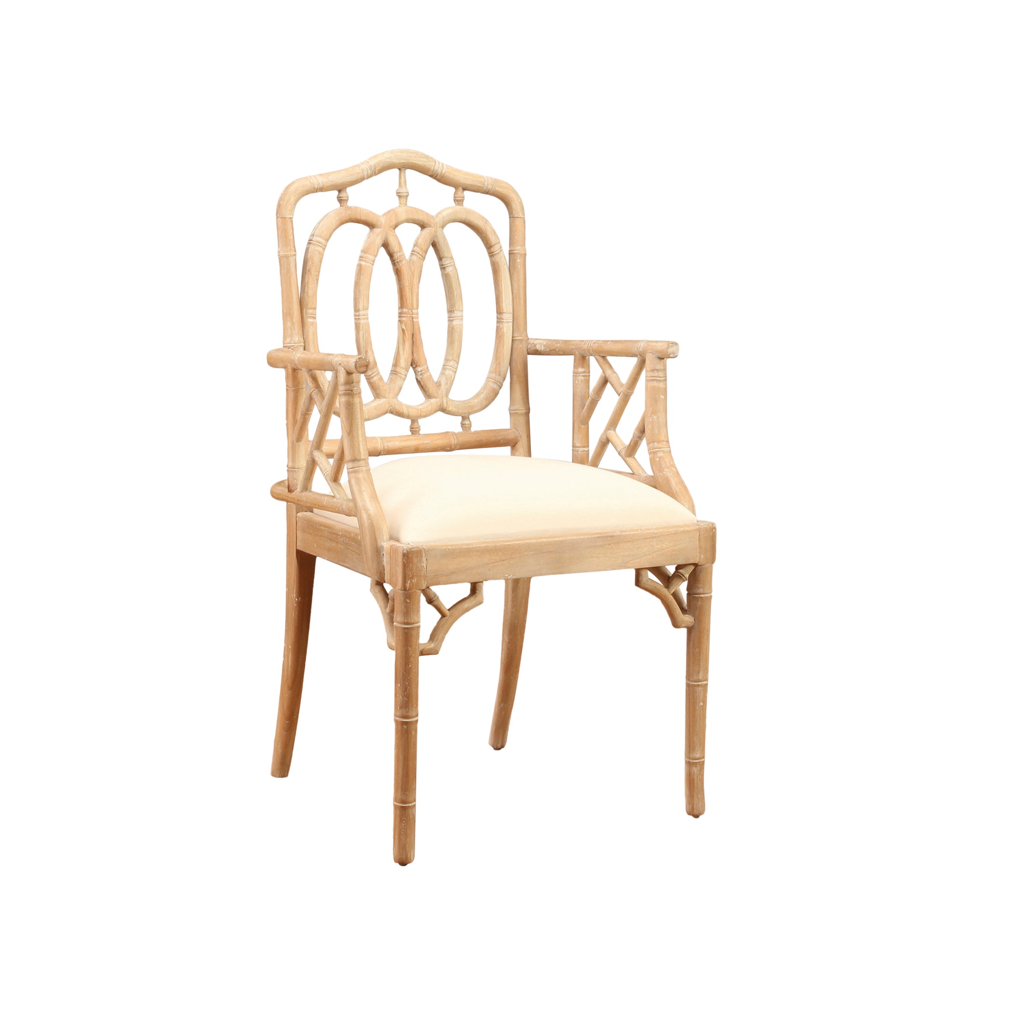 Montemerano Bamboo Mahogany Armchair