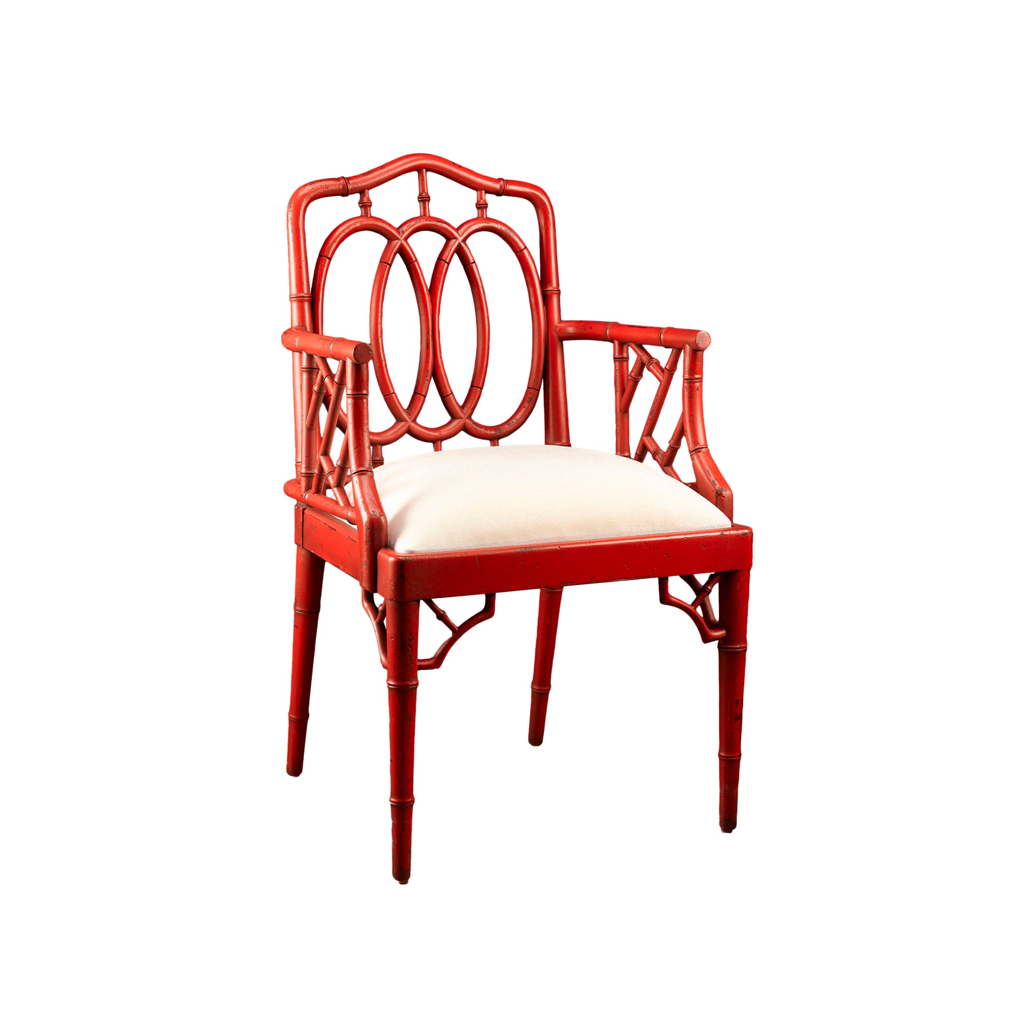 Montemerano Bamboo Mahogany Armchair
