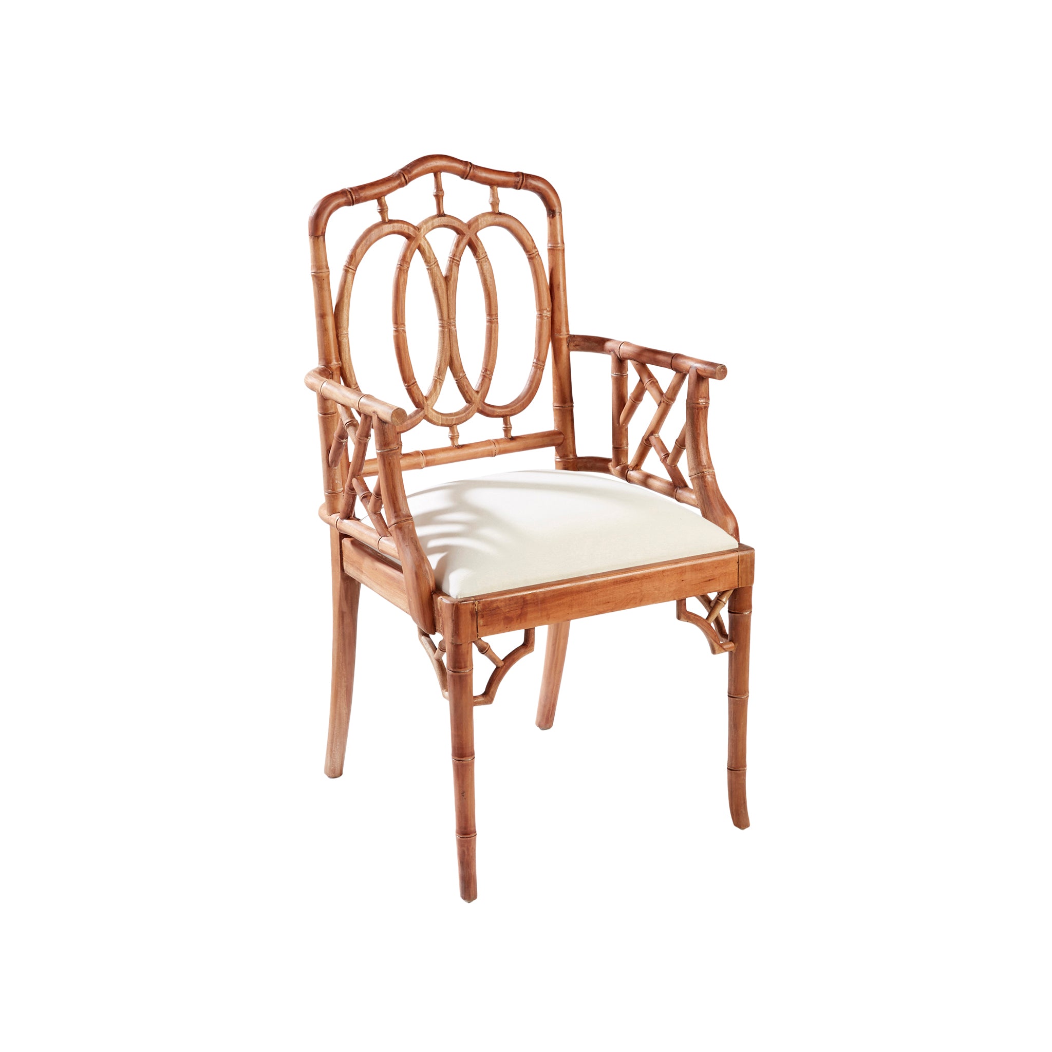 Montemerano Bamboo Mahogany Armchair