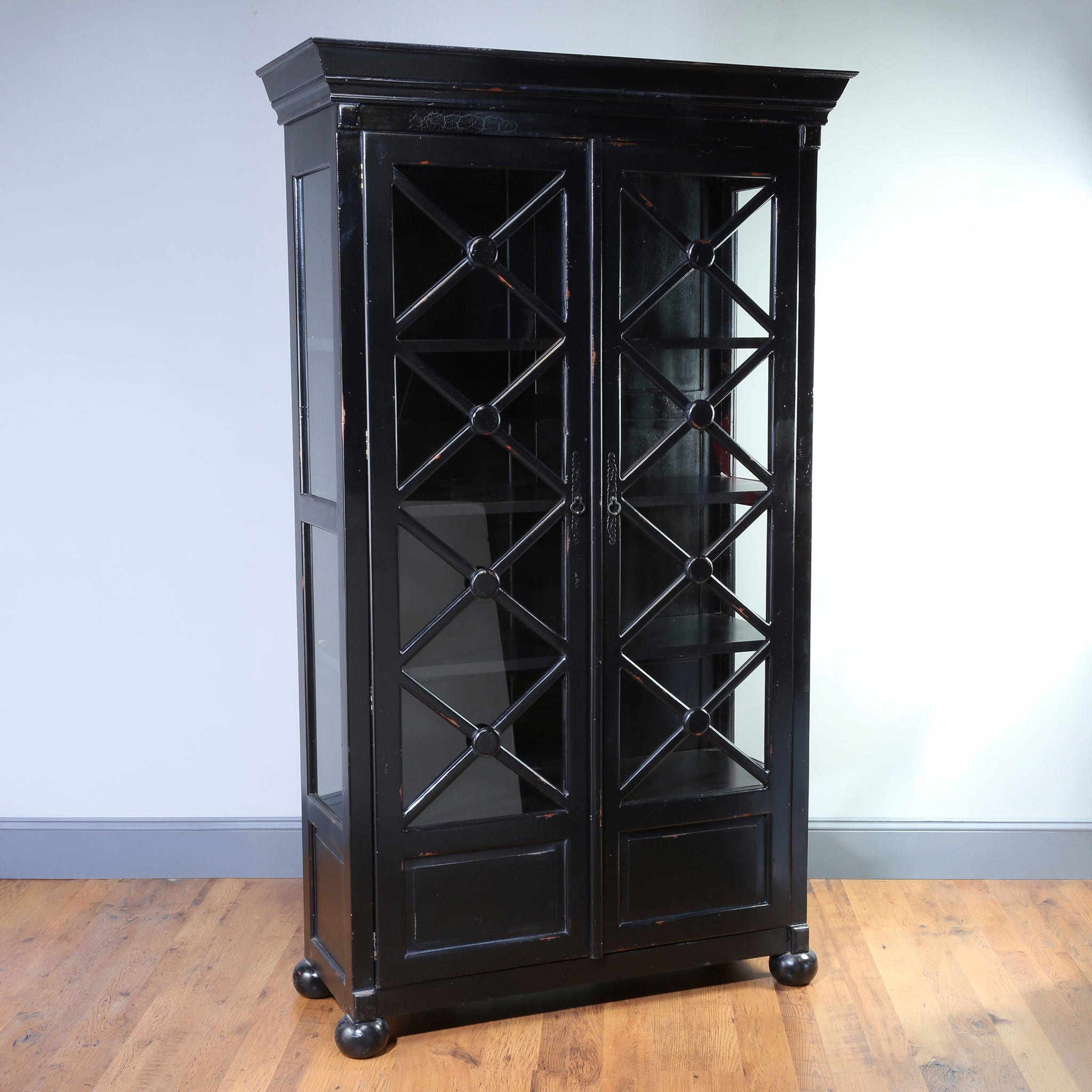 Suvereto Lattice Mahogany Bookcase
