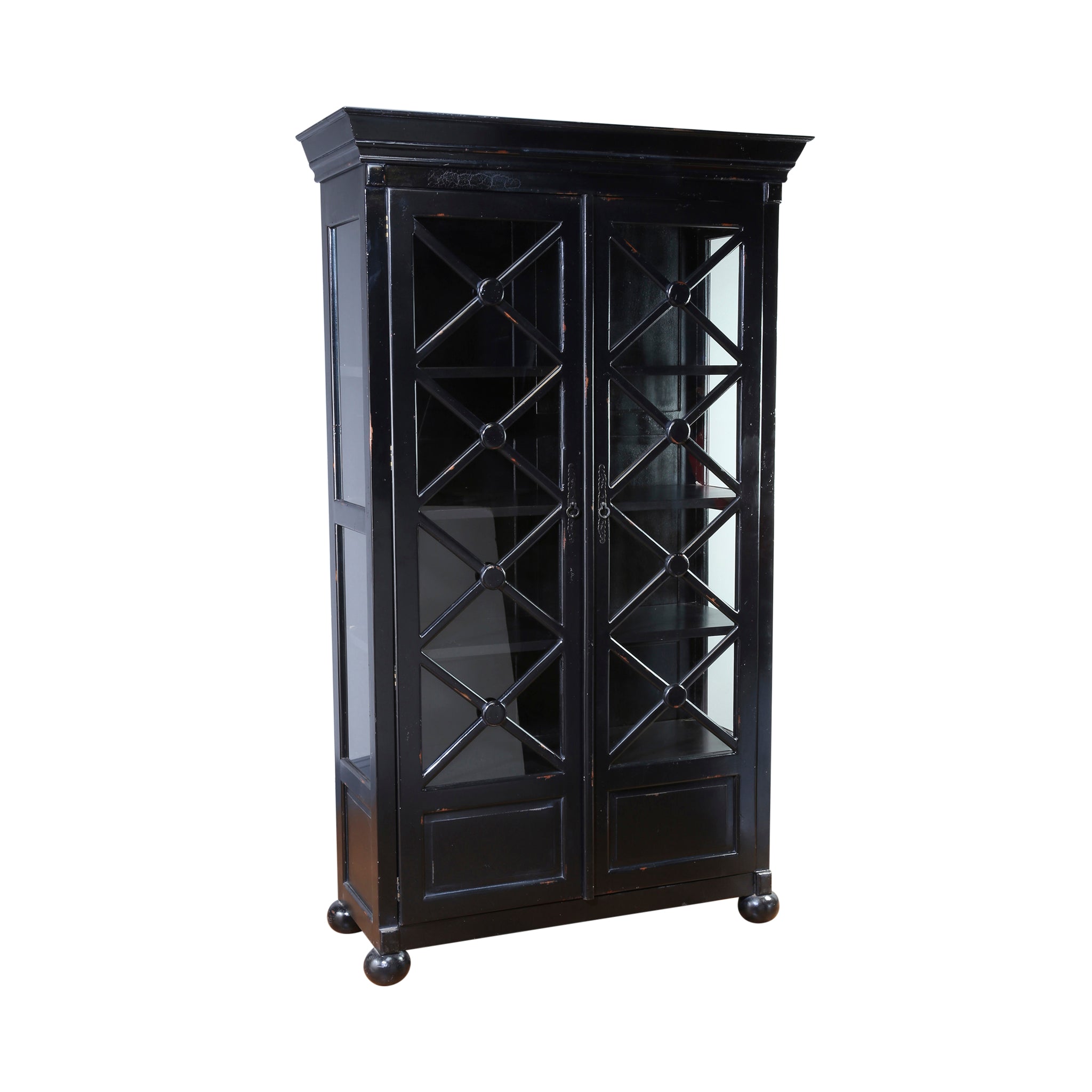 Suvereto Lattice Mahogany Bookcase