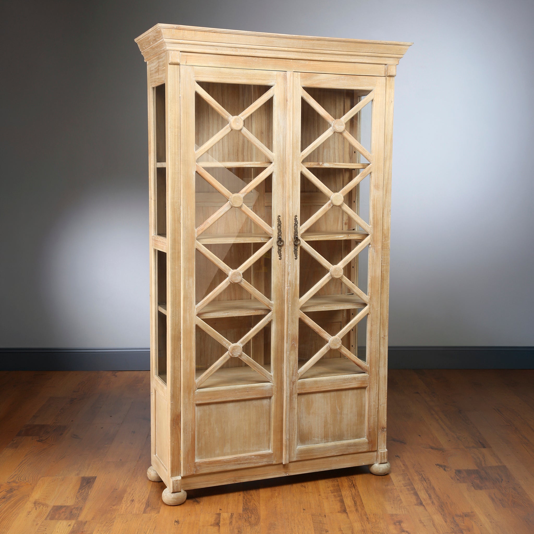 Suvereto Lattice Mahogany Bookcase