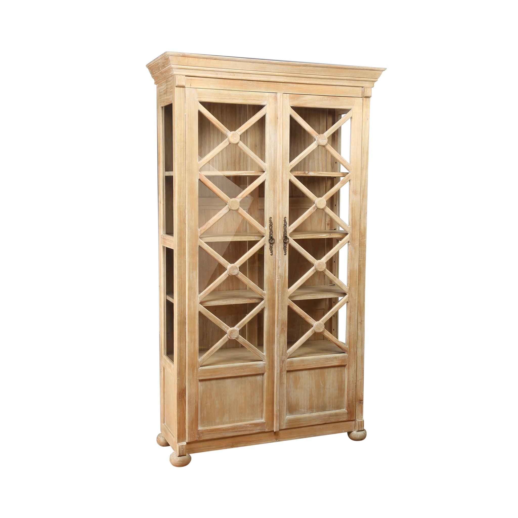 Suvereto Lattice Mahogany Bookcase