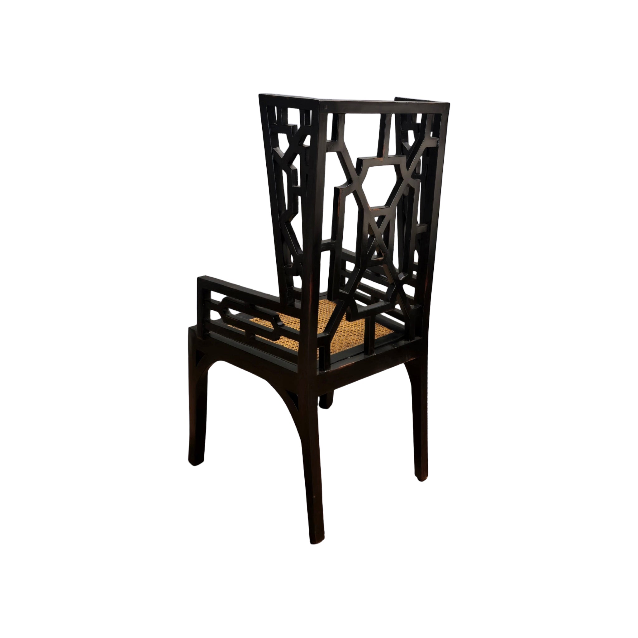 Linnea Lattice Rattan Armchair