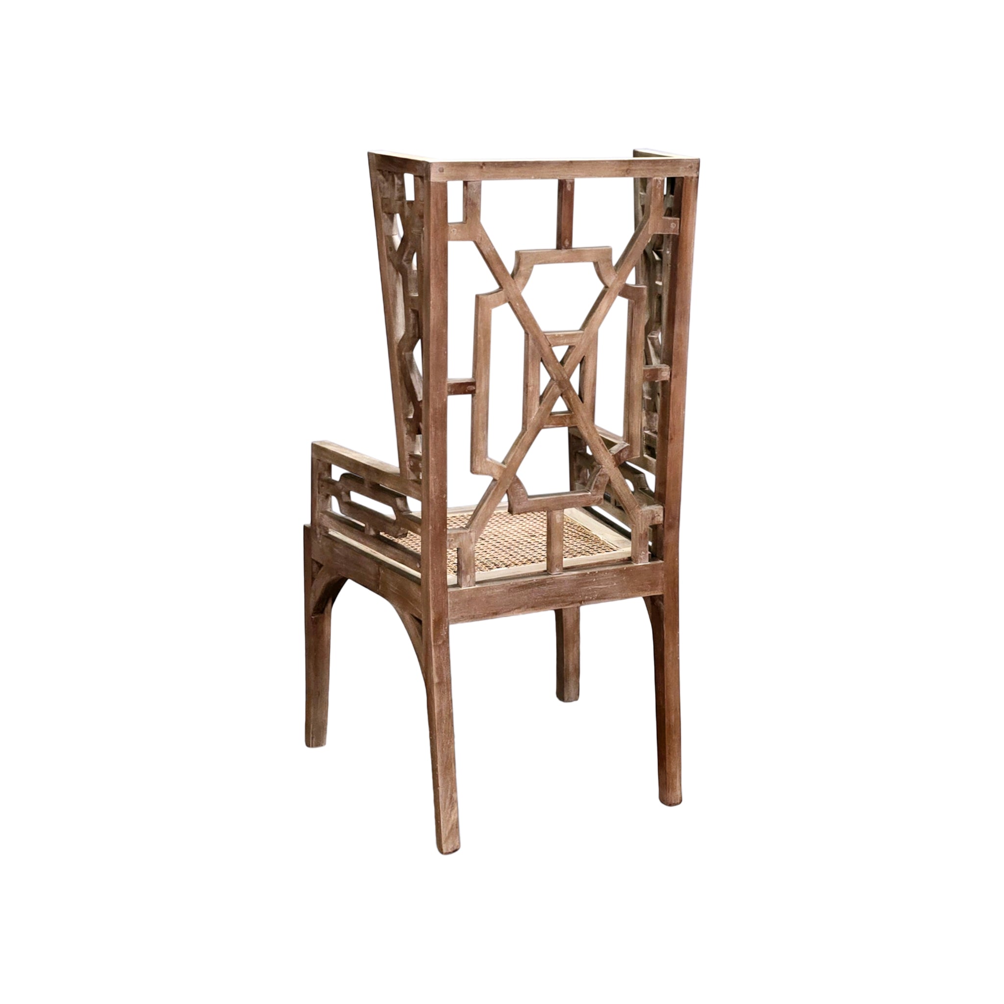 Linnea Lattice Rattan Armchair