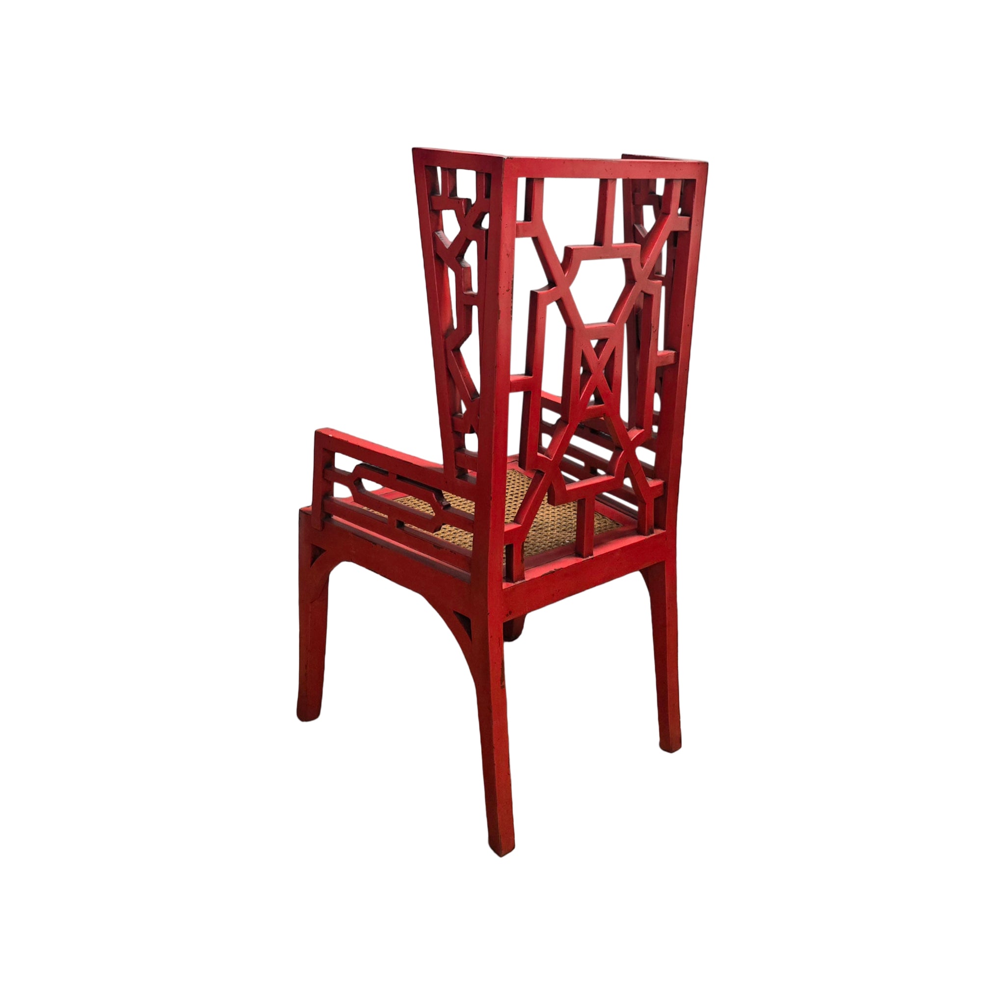 Linnea Lattice Rattan Armchair