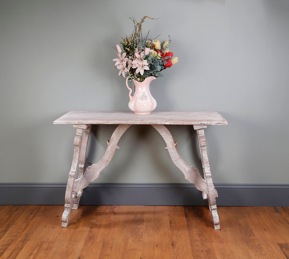 Cetona Carved Wood Console