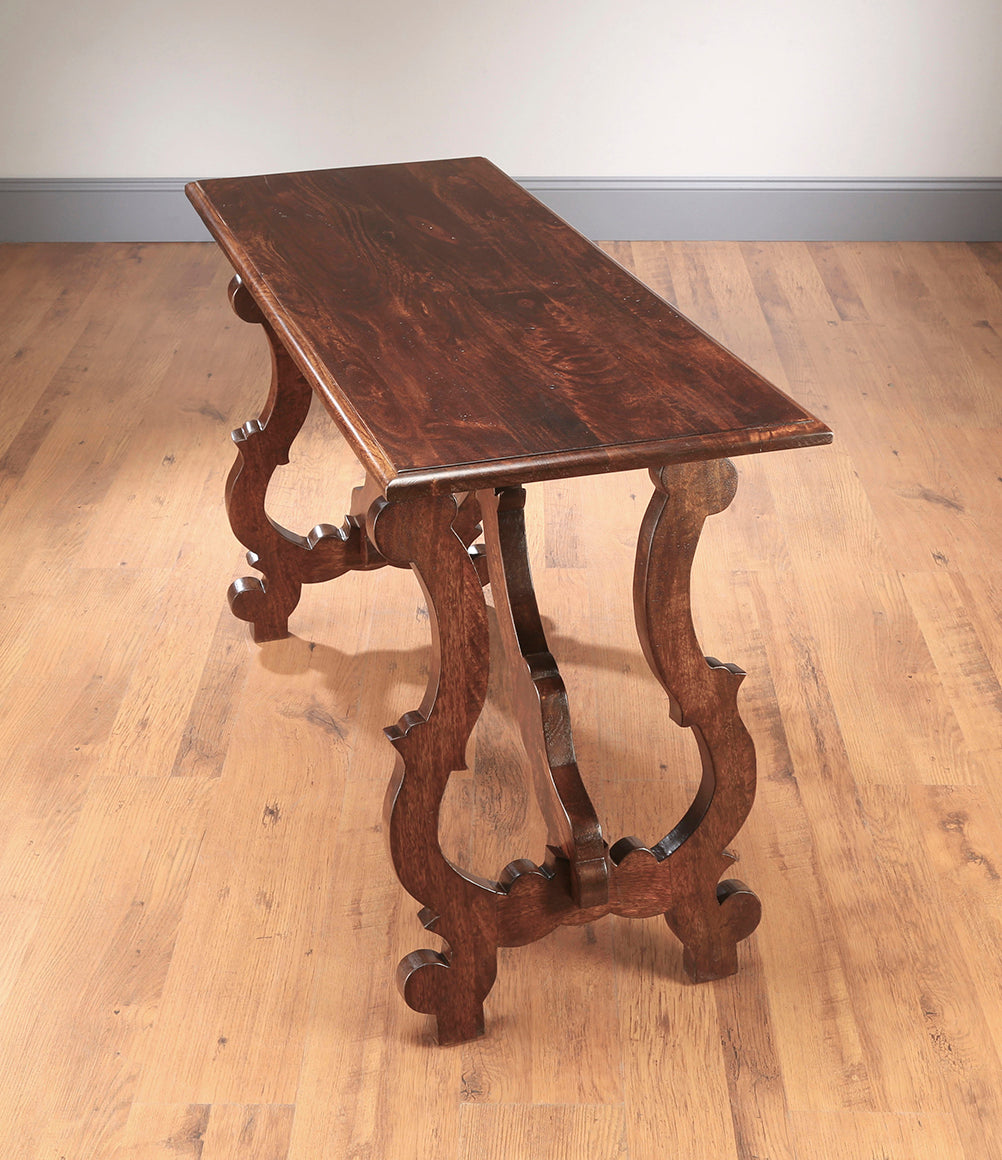Cetona Carved Wood Console