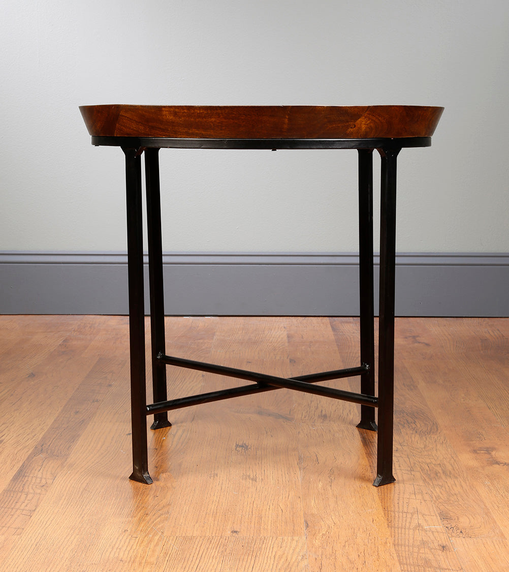 Bagnone Wood Tray Table