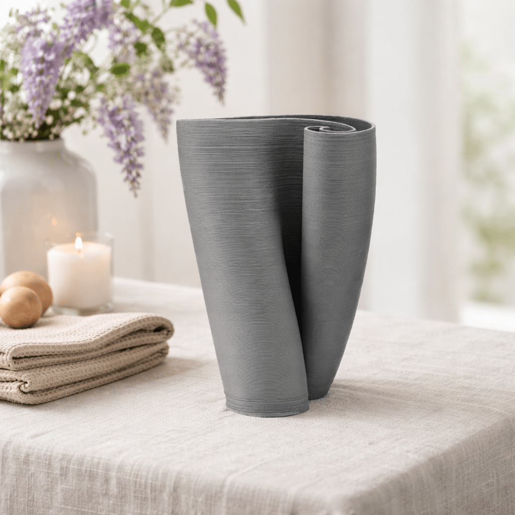 Harwood Textured Ceramic Vase - Wisteria