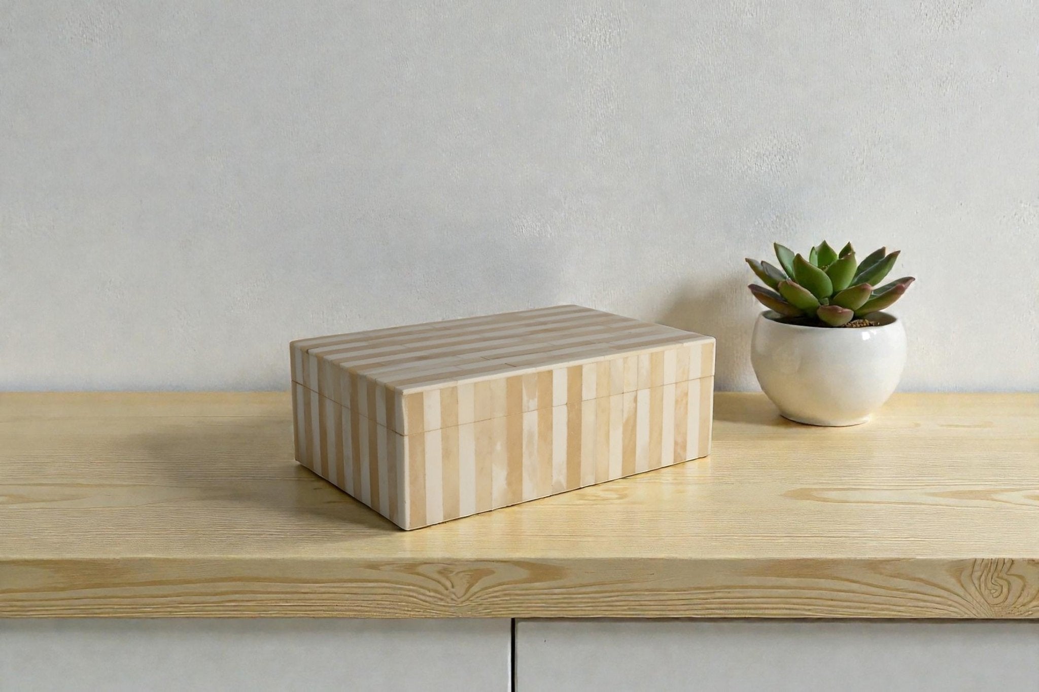 Tivara Bone Inlay Box - Wisteria