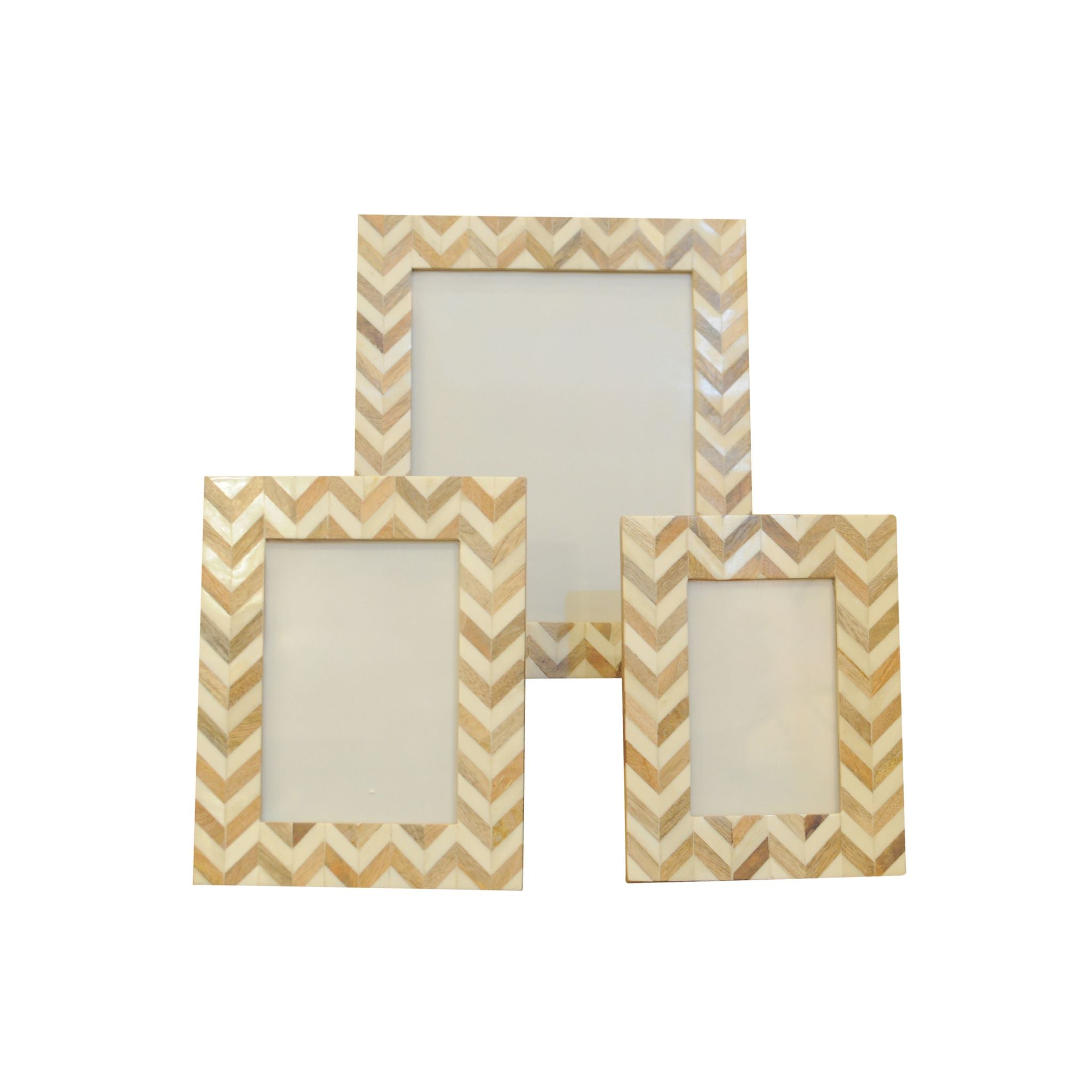 Tamsin Chevron Inlay Frame - Wisteria