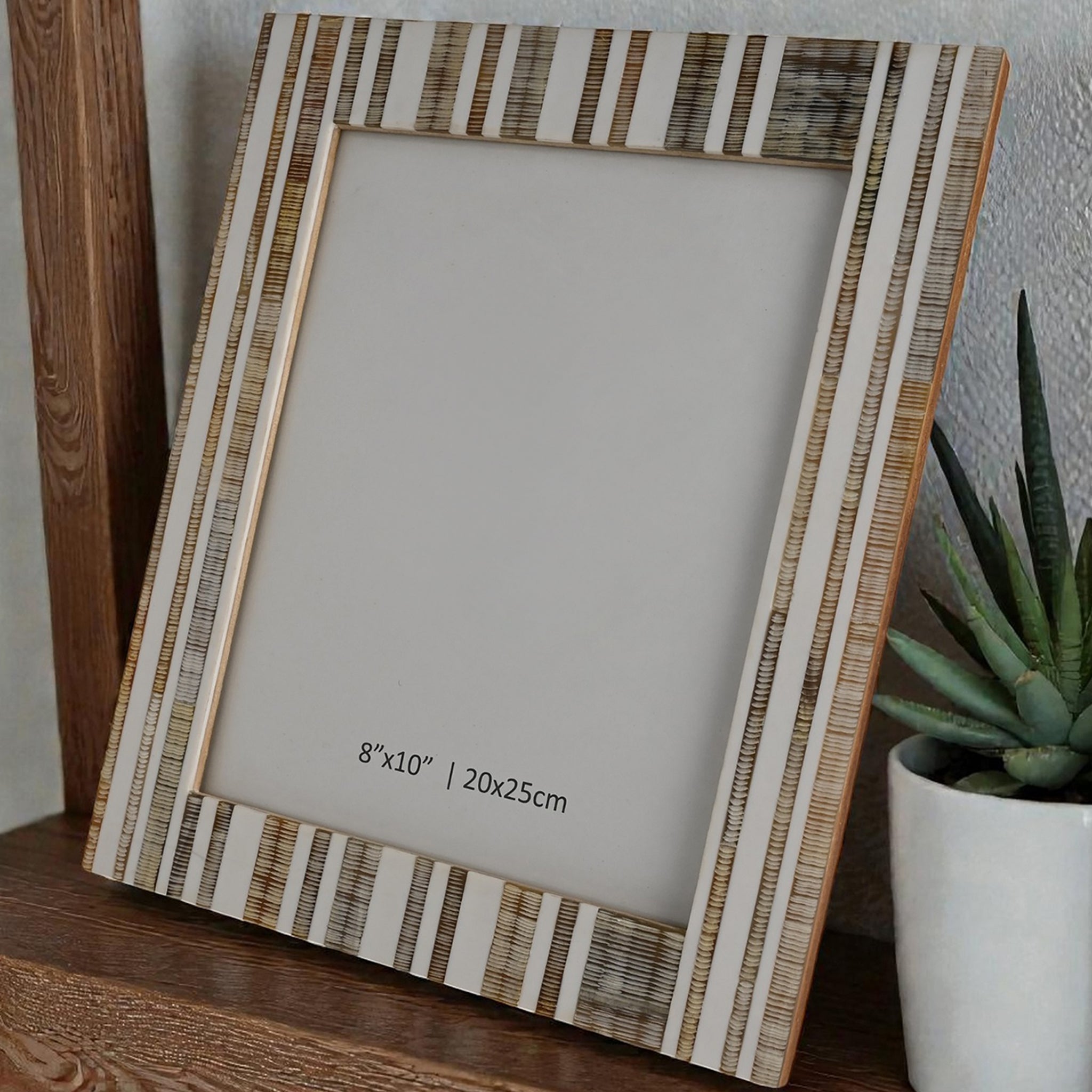 Thalen Striped Frame - Wisteria