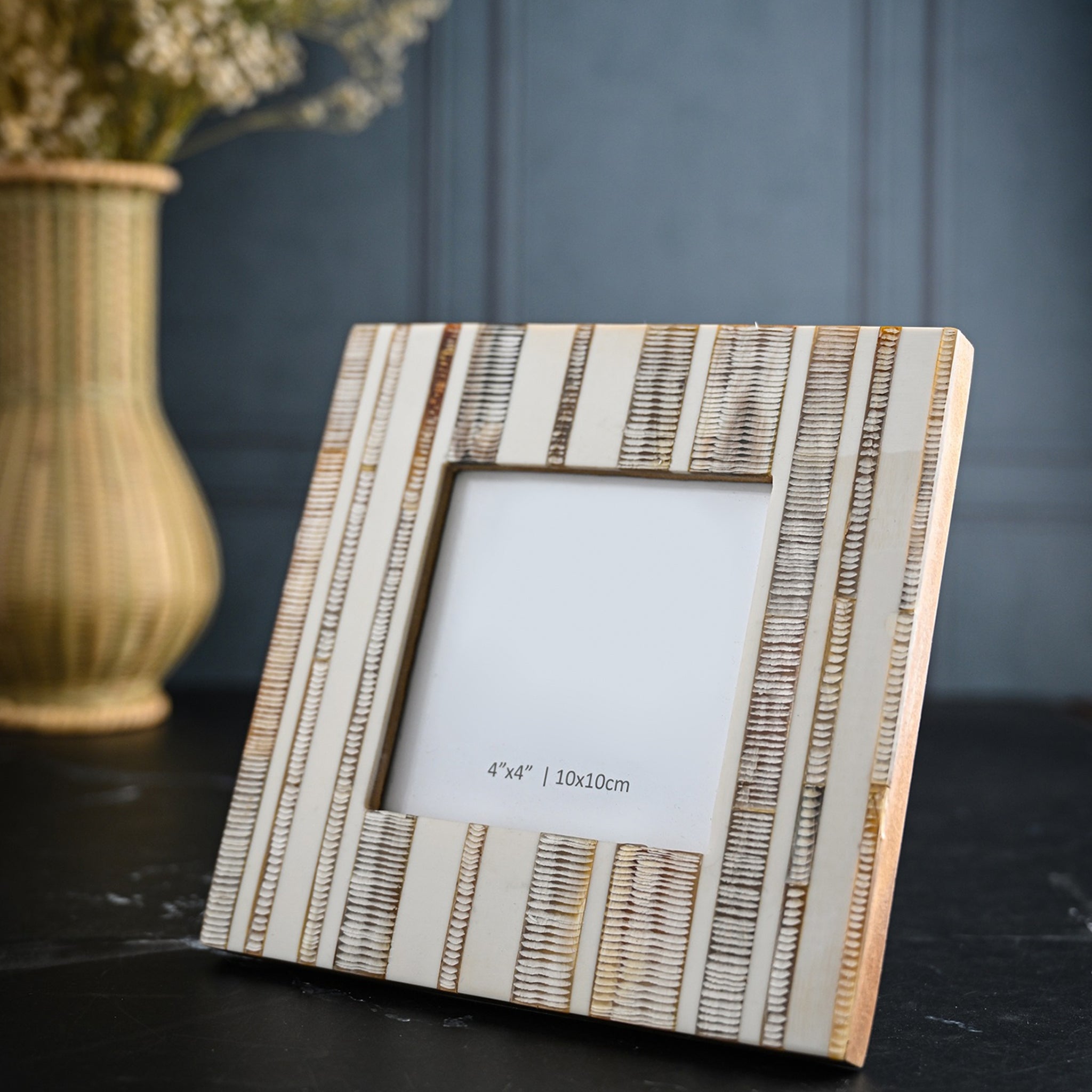 Thalen Striped Frame - Wisteria