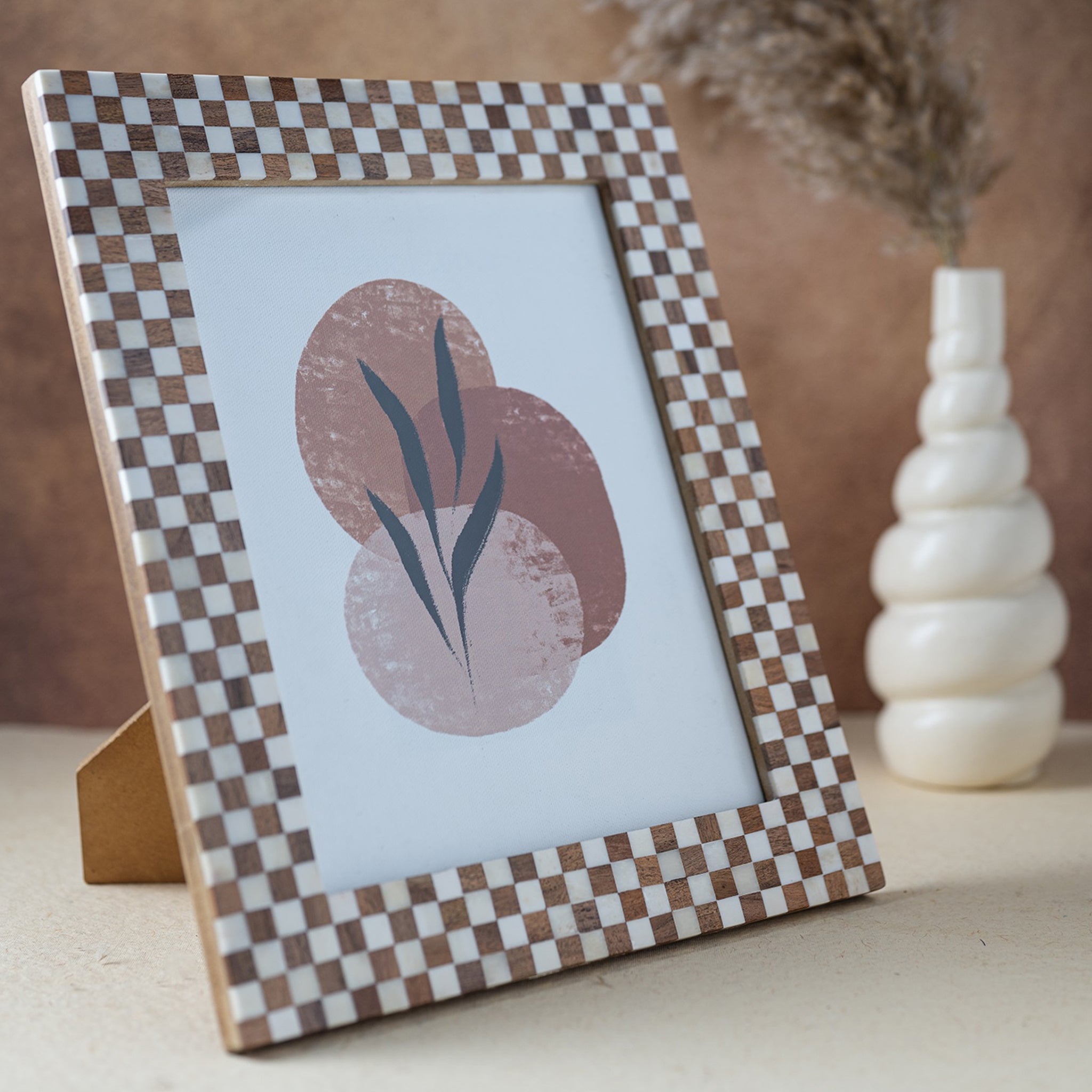 Marquetta Bone Mosaic Frame - Wisteria