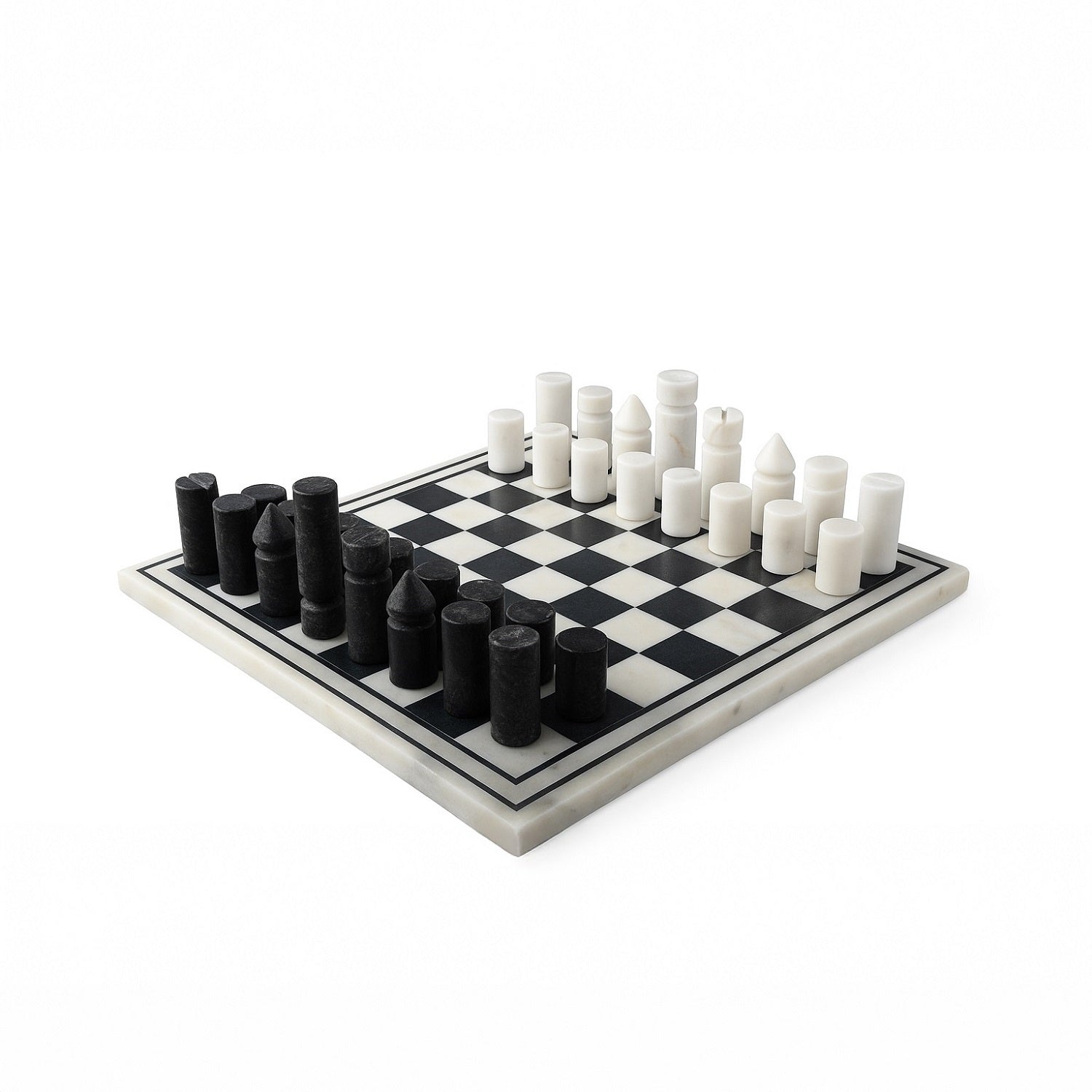 Caldera Marble Chess Set - Wisteria