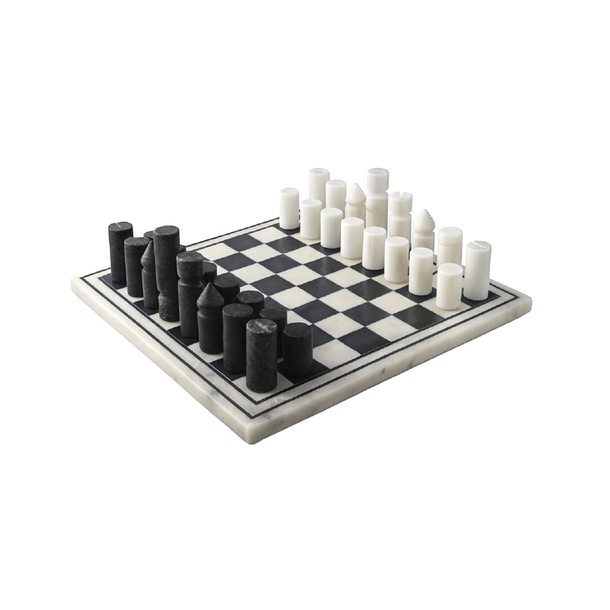 Caldera Marble Chess Set - Wisteria