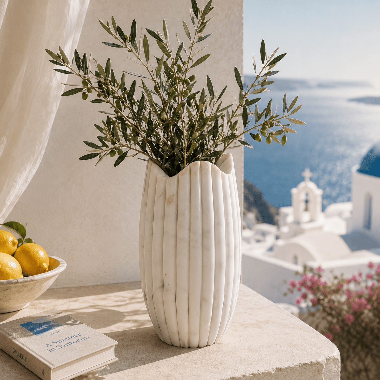 Avelis Marble Vase - Wisteria