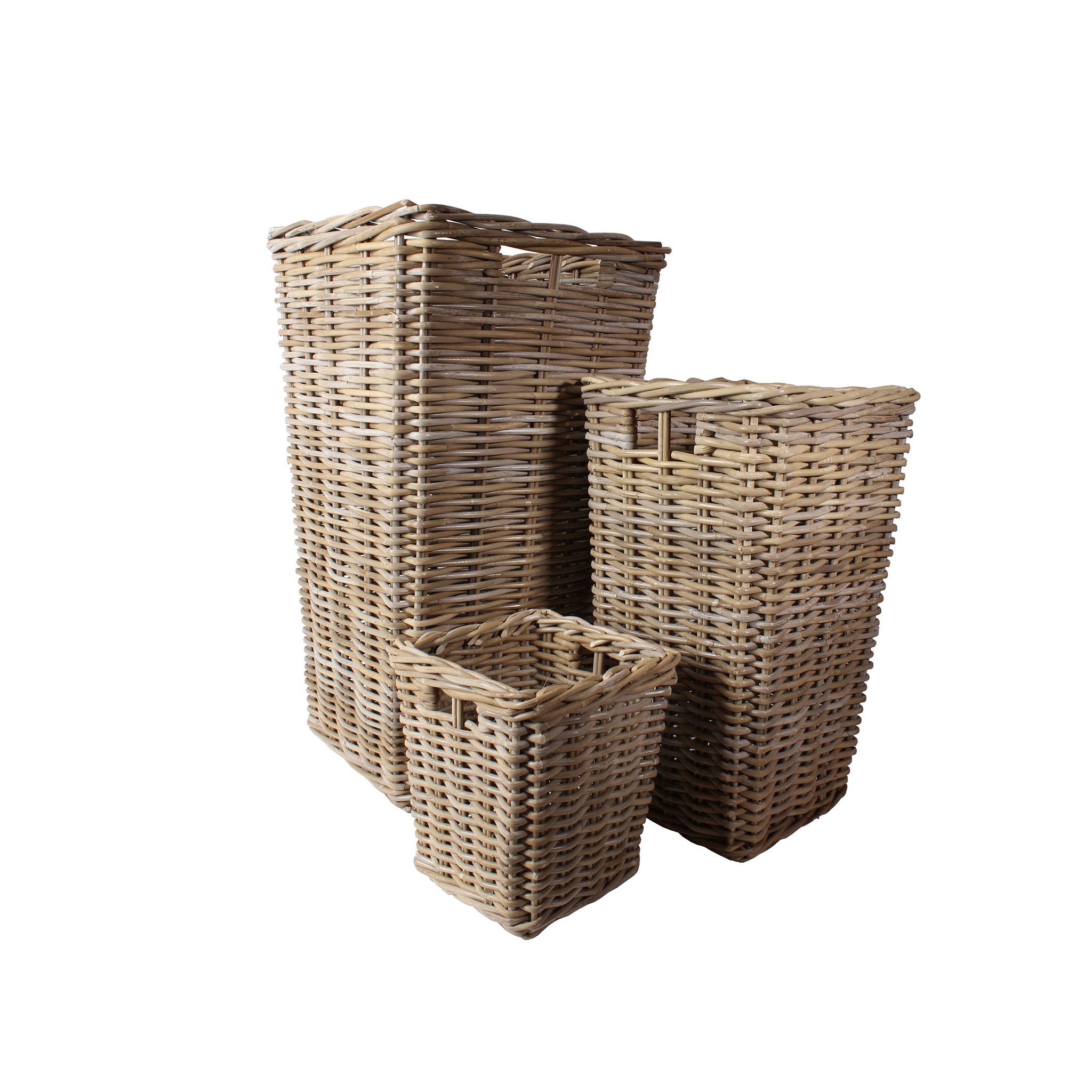 Sifnos Rattan Planter Set - Wisteria