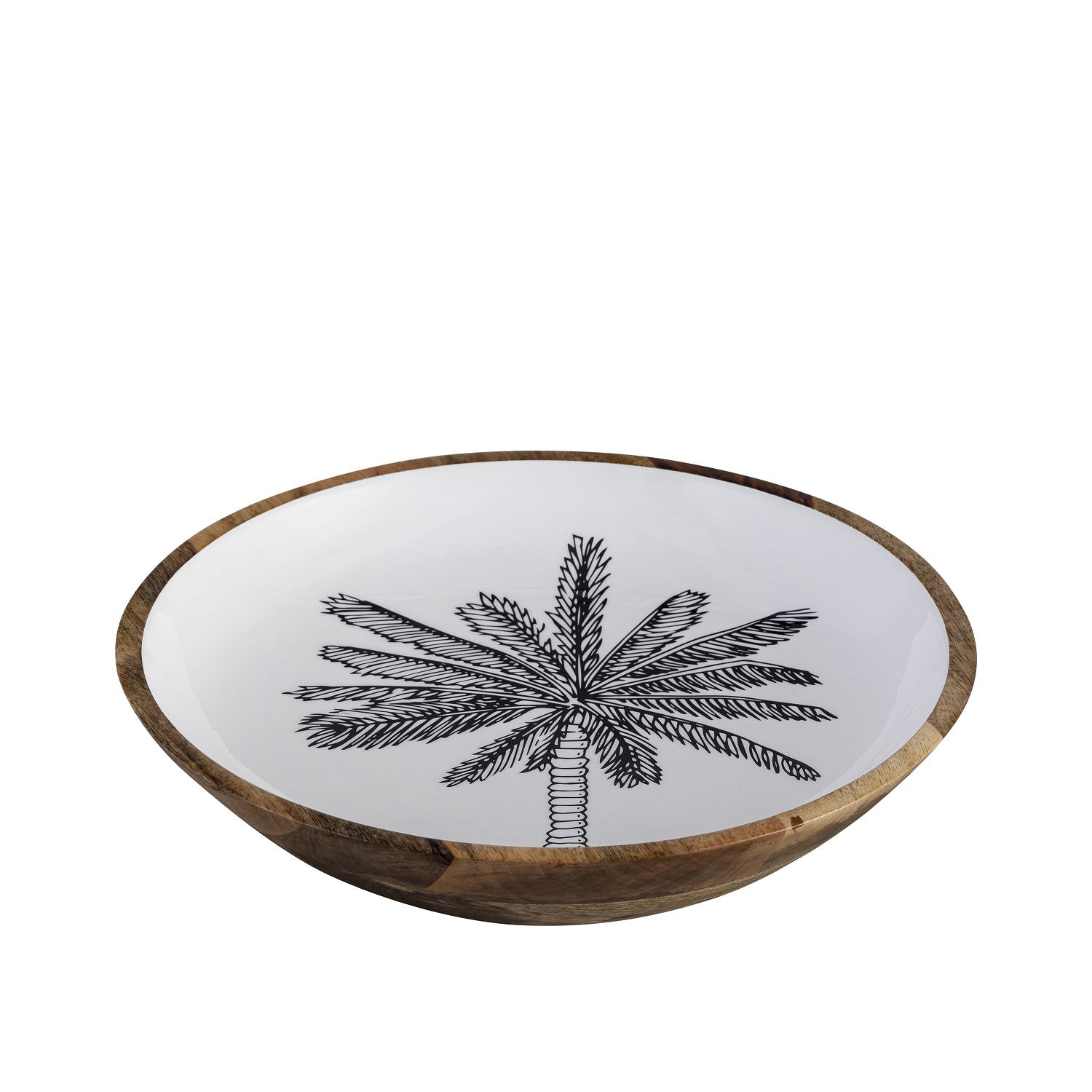 Zarello Palm Serving Bowl - Wisteria
