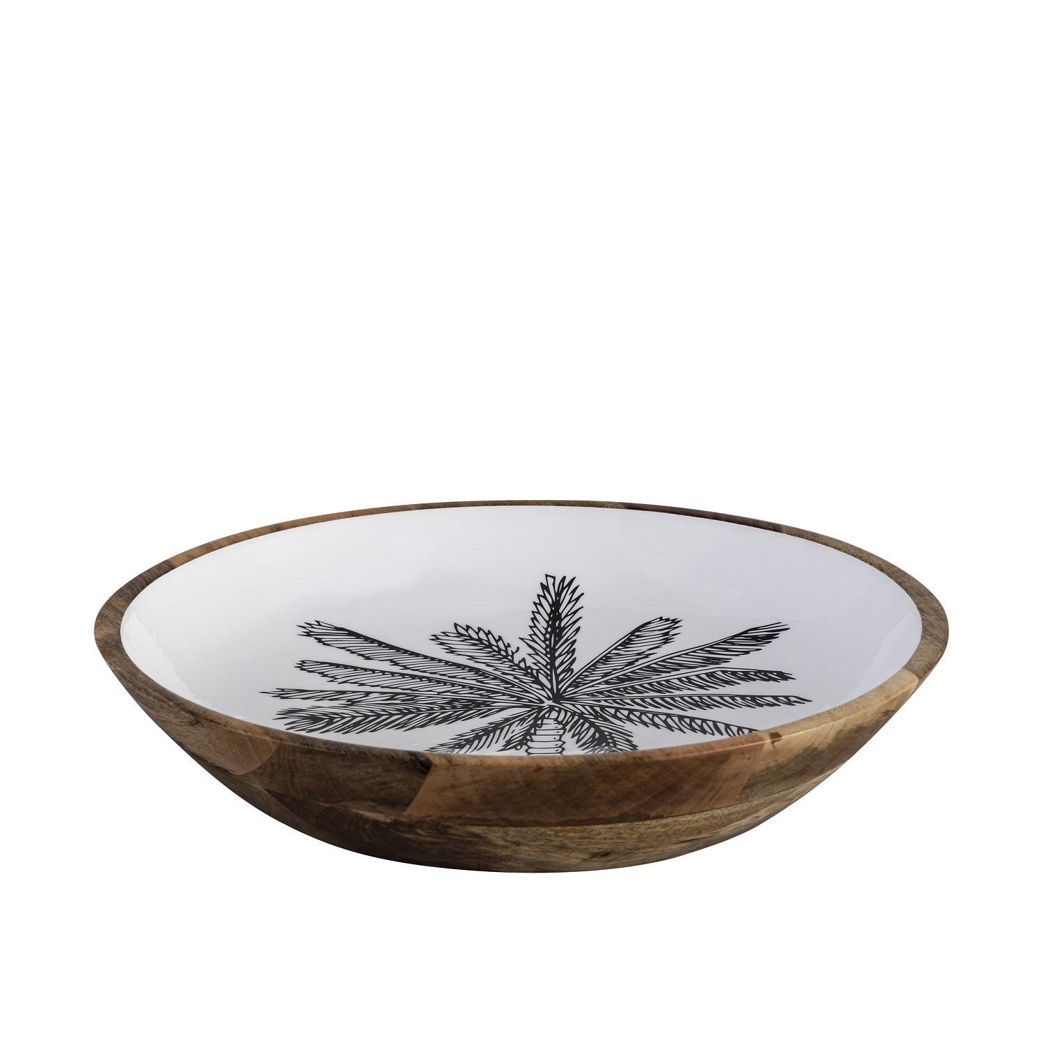 Zarello Palm Serving Bowl - Wisteria