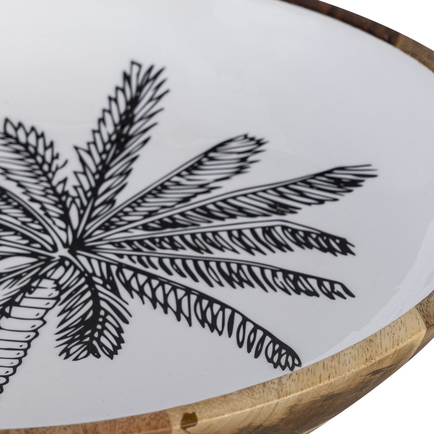Zarello Palm Serving Bowl - Wisteria