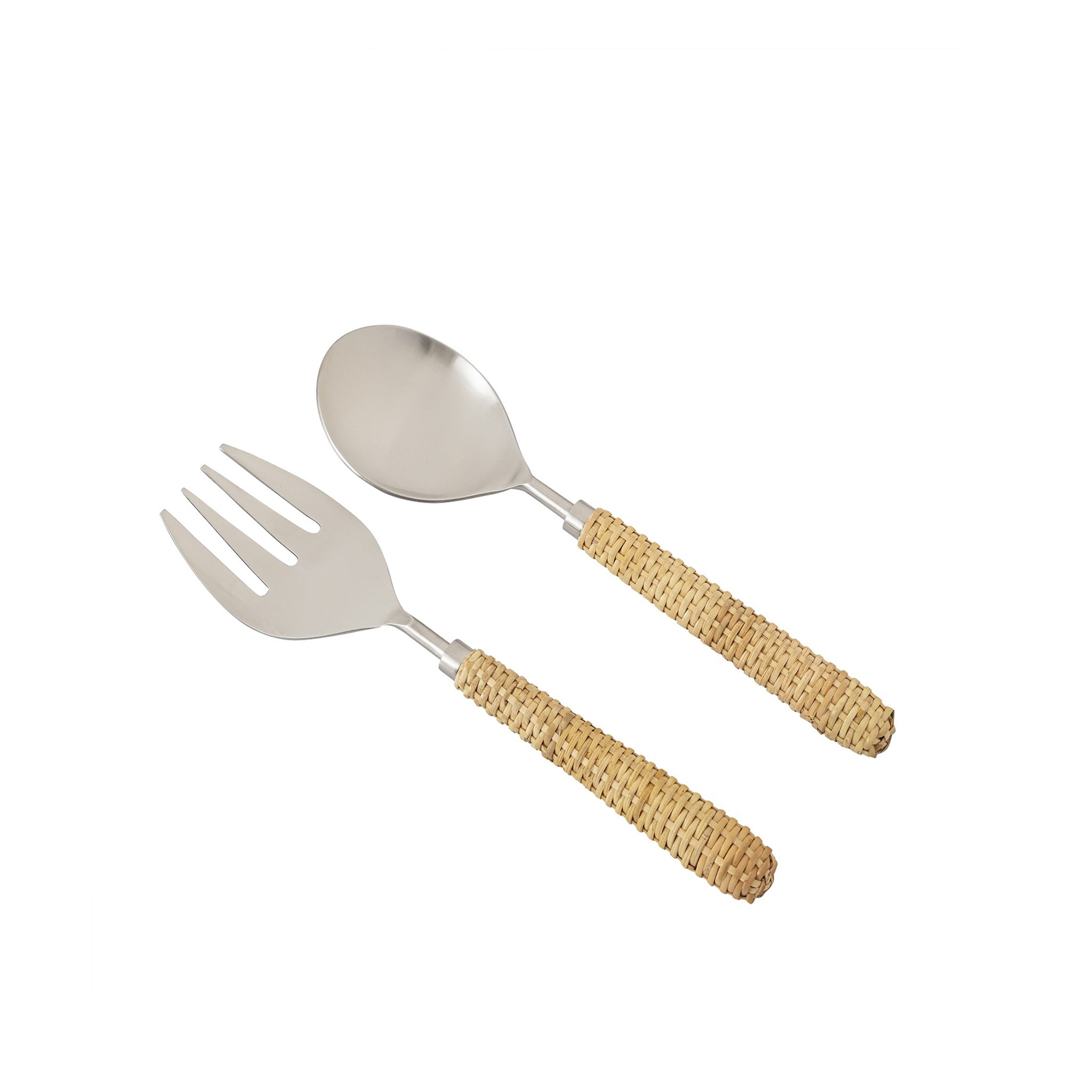 Talvane Rattan Salad Set - Wisteria