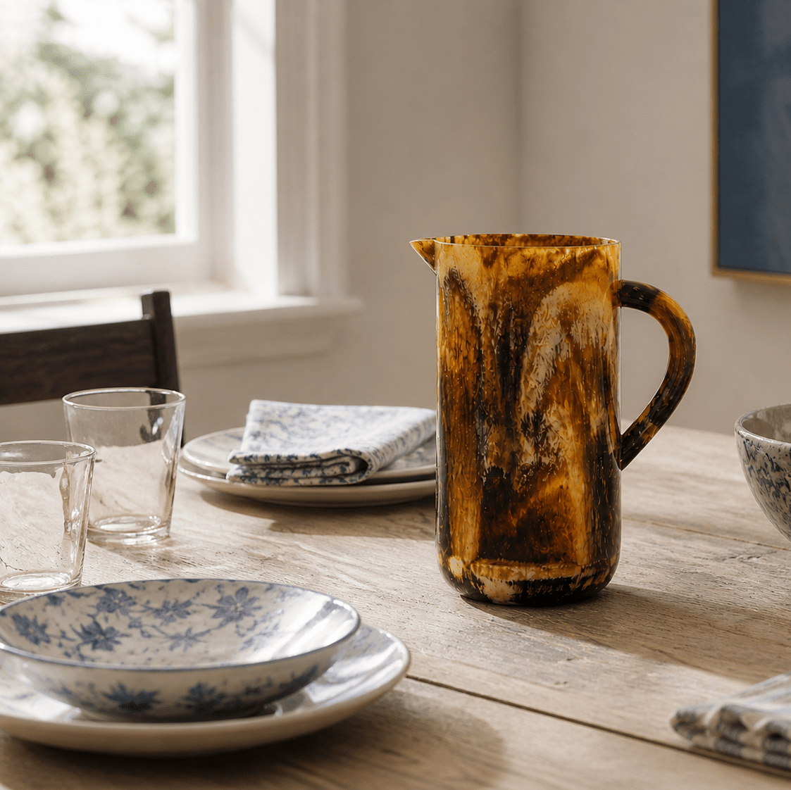 Velaro Resin Pitcher - Wisteria