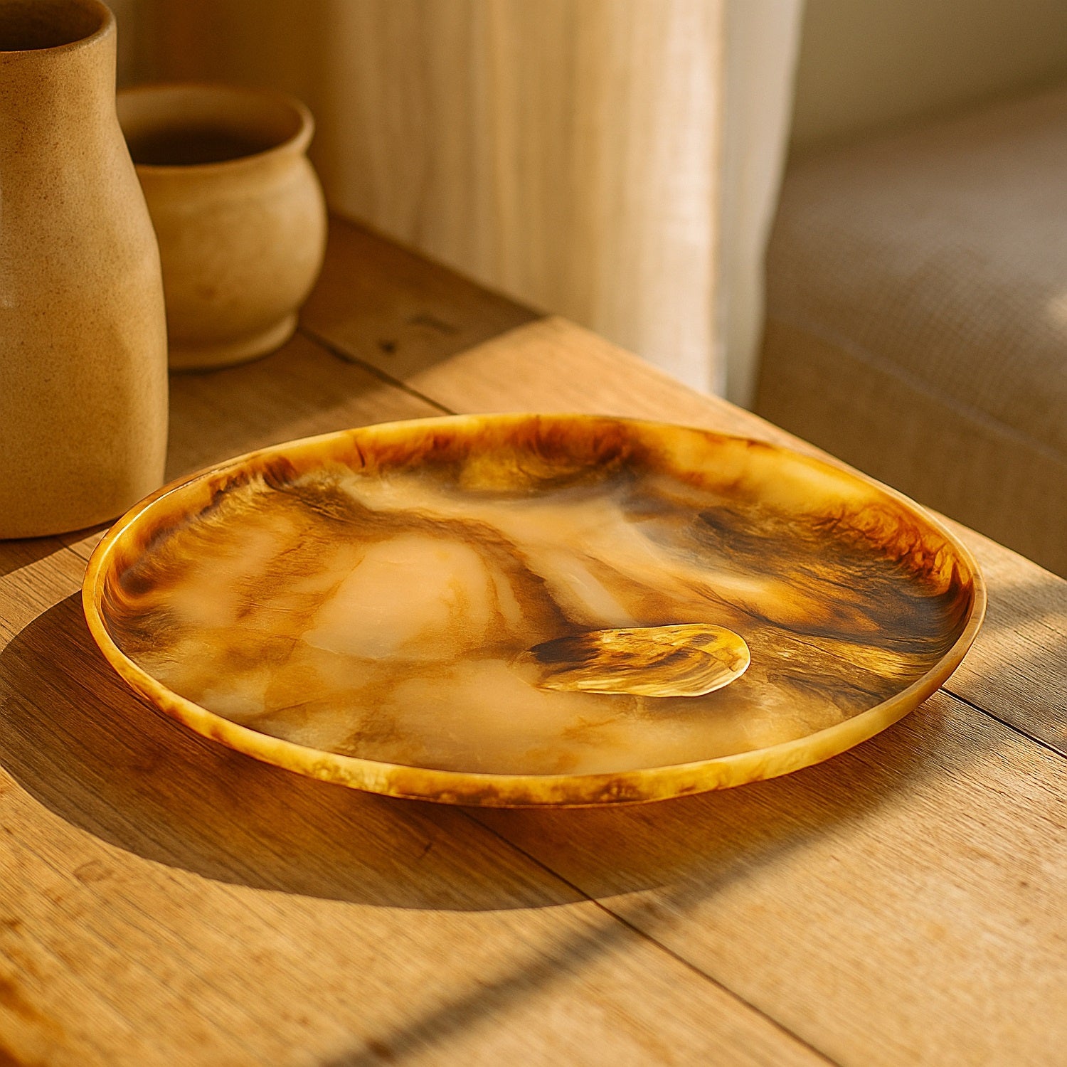 Aurello Resin Serving Tray - Wisteria