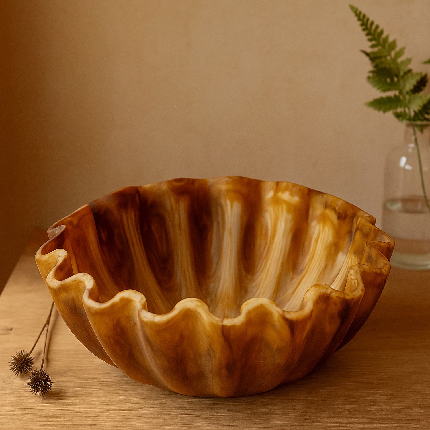 Umbera Resin Serving Bowl - Wisteria