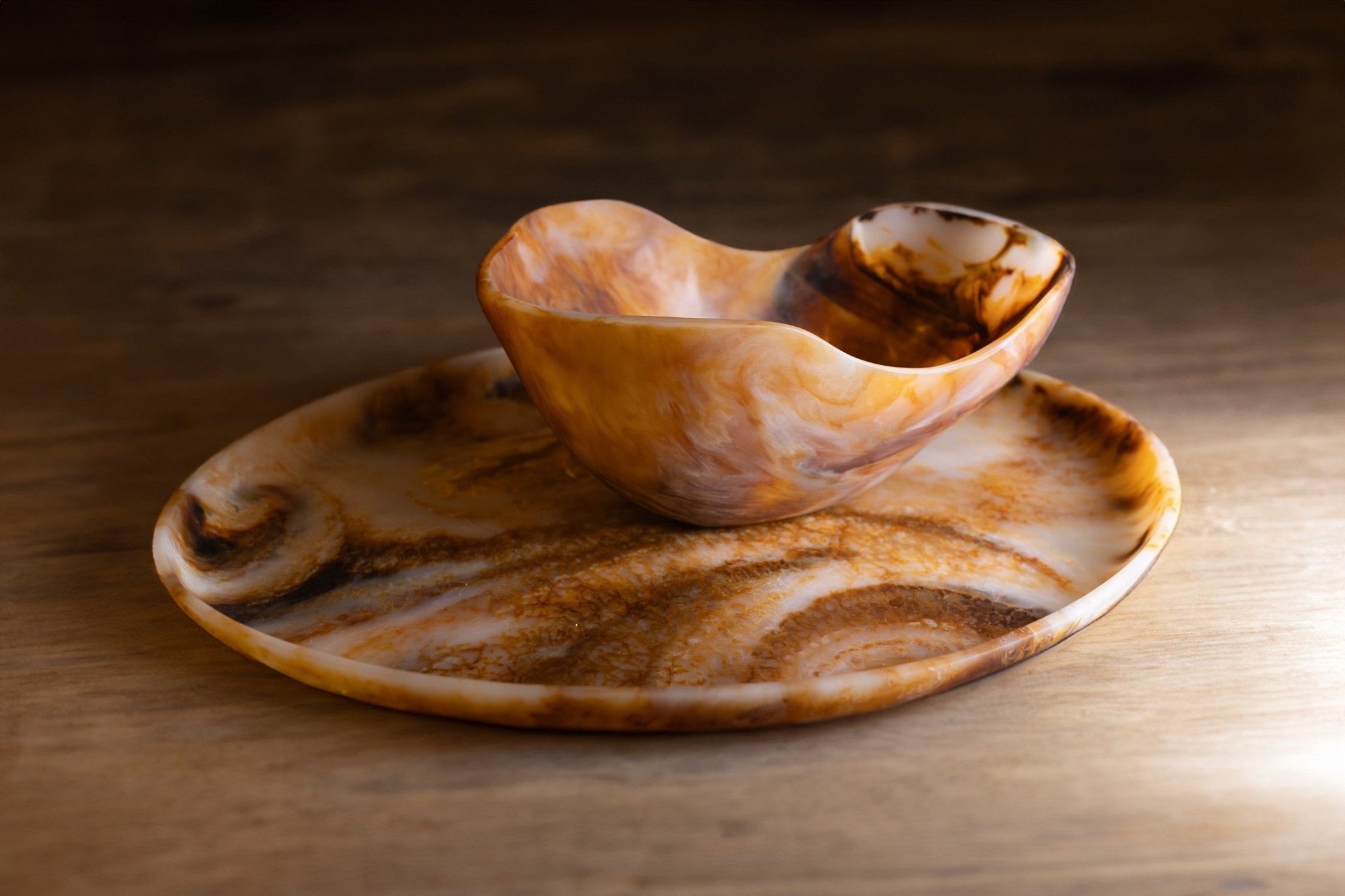 Mireth Resin Serving Set - Wisteria