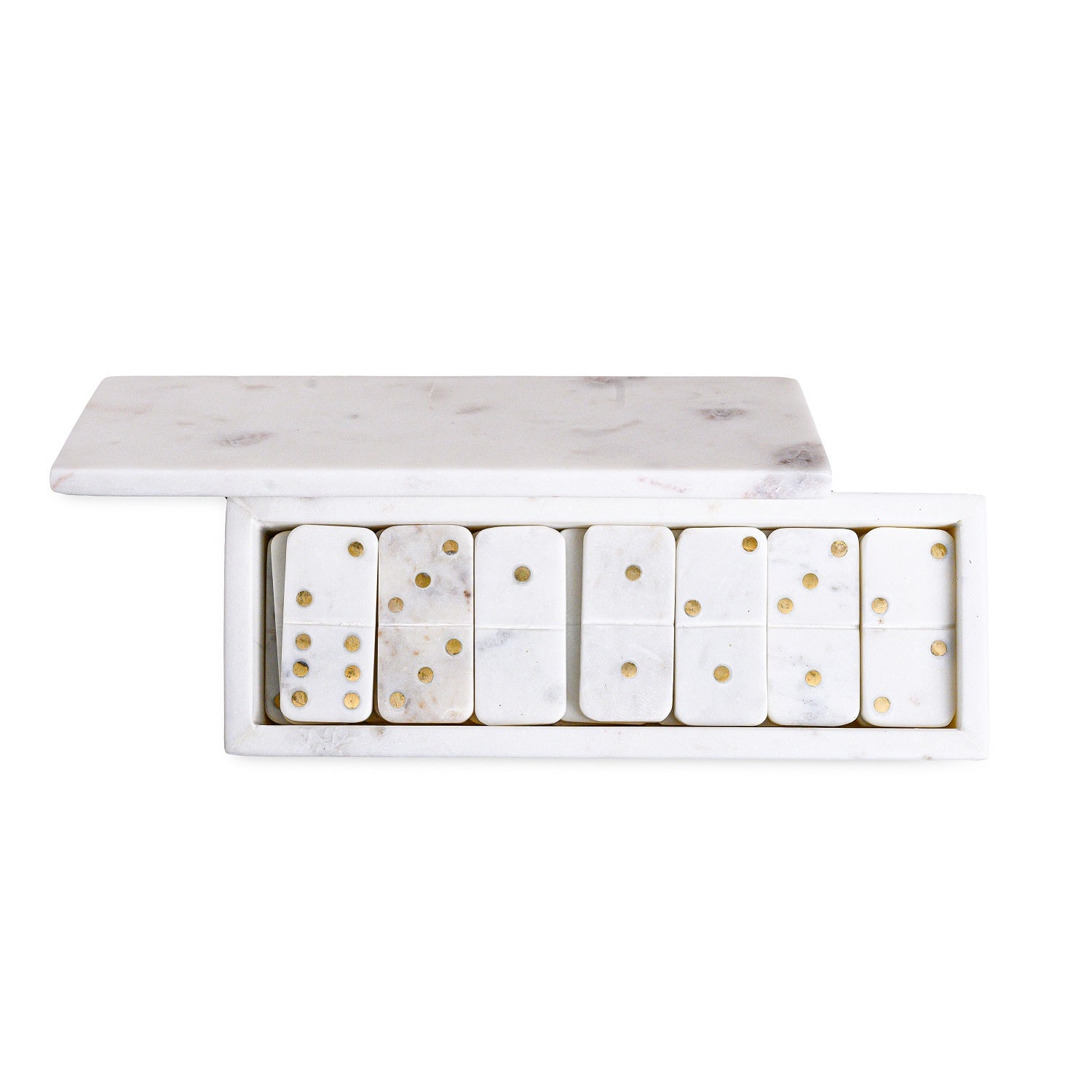 Milos Marble Domino Set - Wisteria