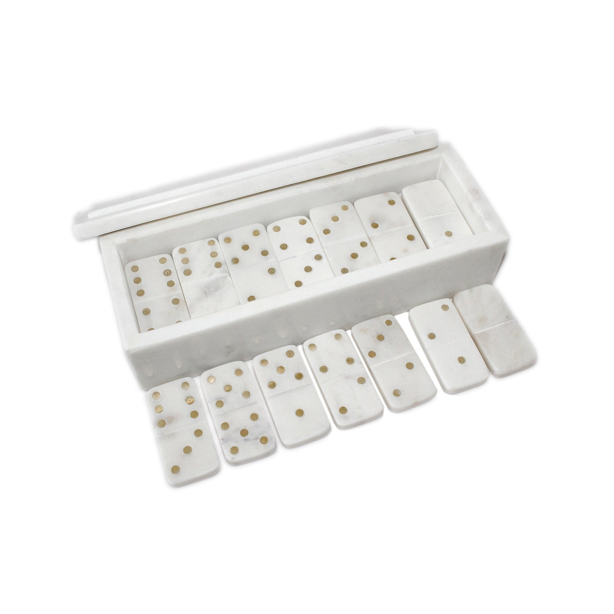 Milos Marble Domino Set - Wisteria