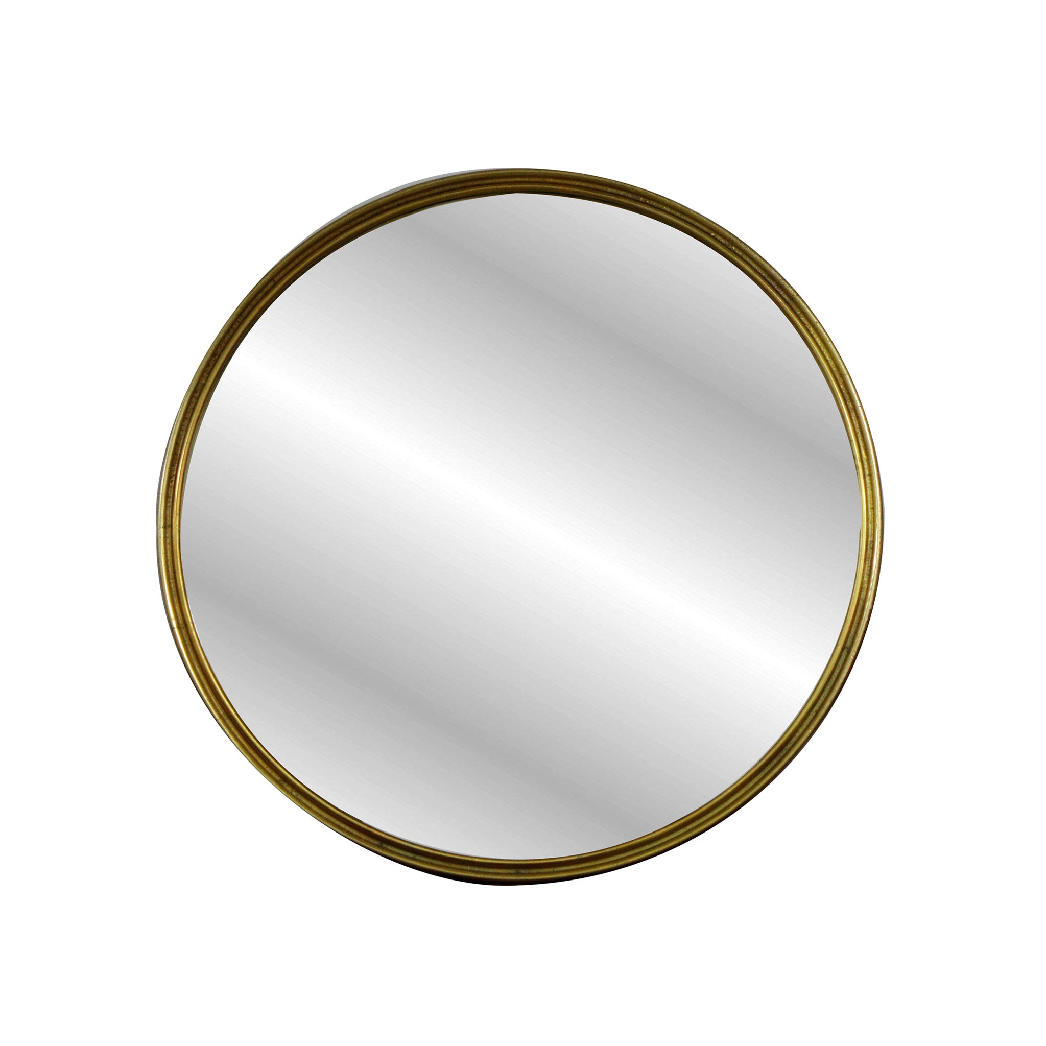 Quorra Brass Finish Mirror - Wisteria