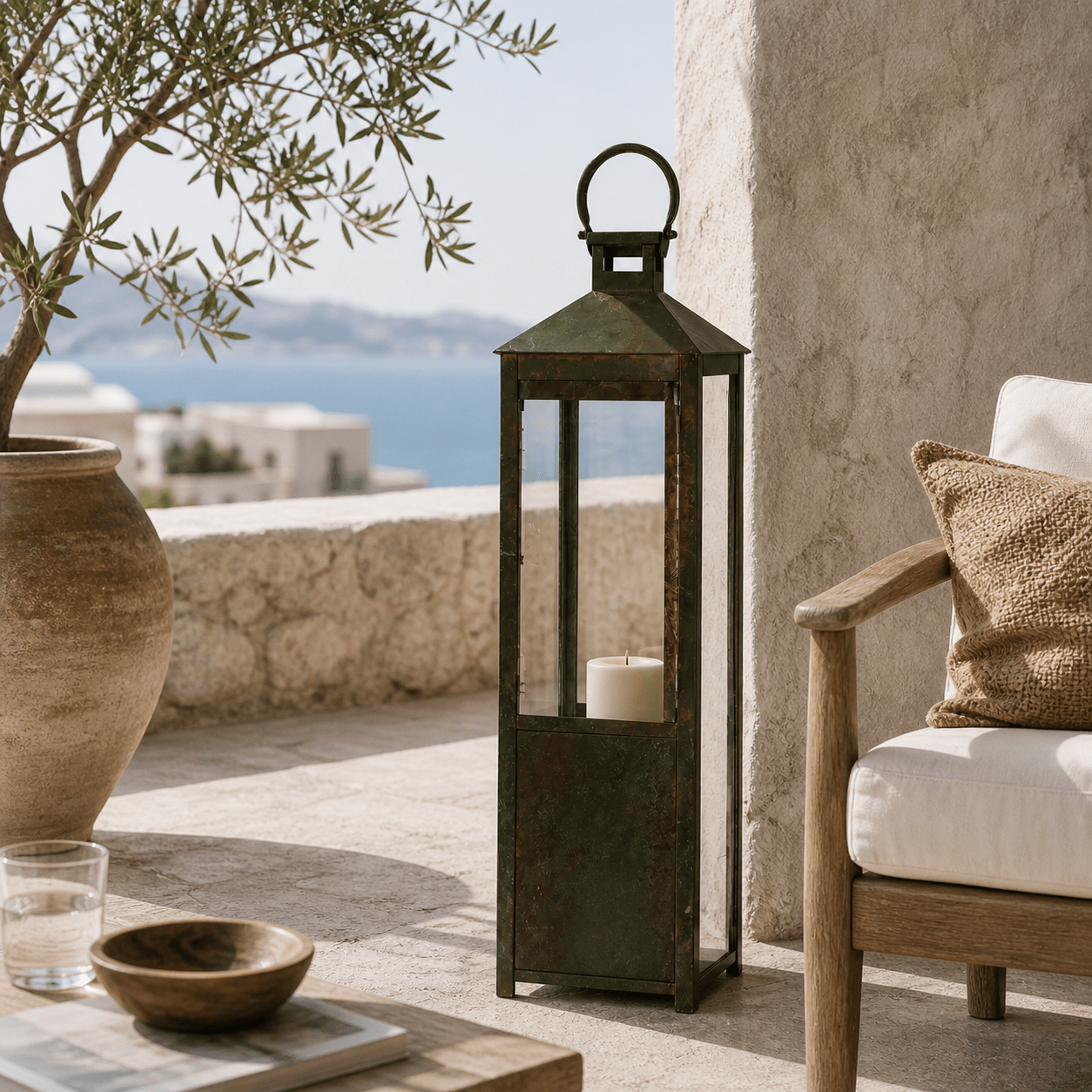 Iverra Patina Lantern - Wisteria