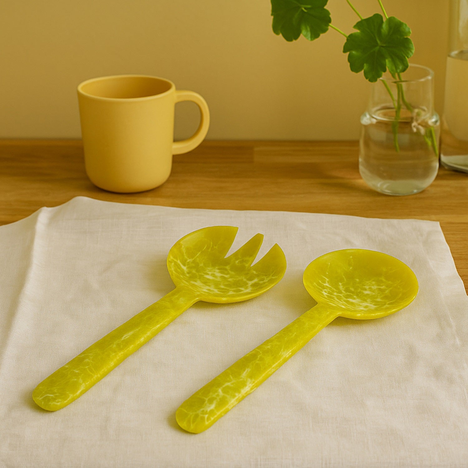 Ysolde Resin Server Set - Wisteria