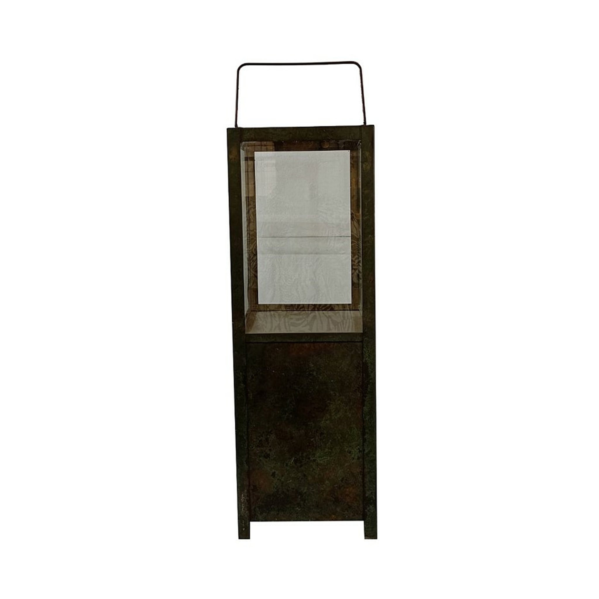 Tamsin Patina Iron Lantern - Wisteria