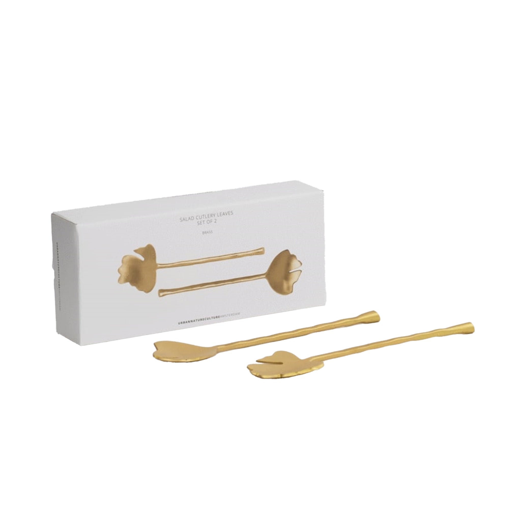 Akrotiri Leaf Salad Servers - Wisteria