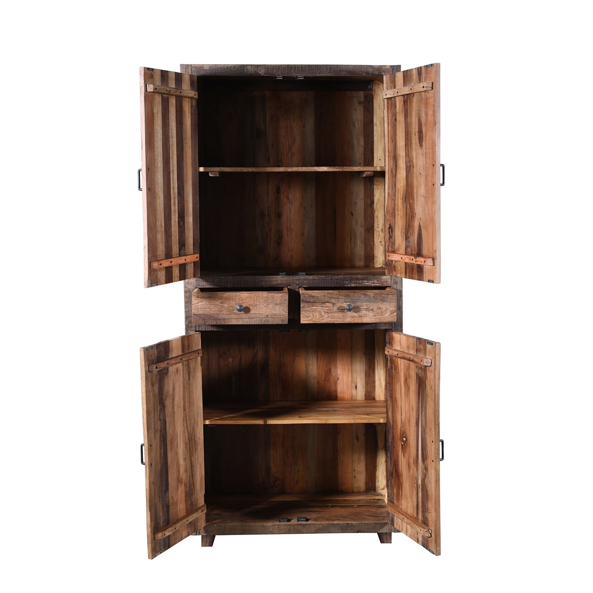 Emporeio Reclaimed Wood Armoire - Wisteria