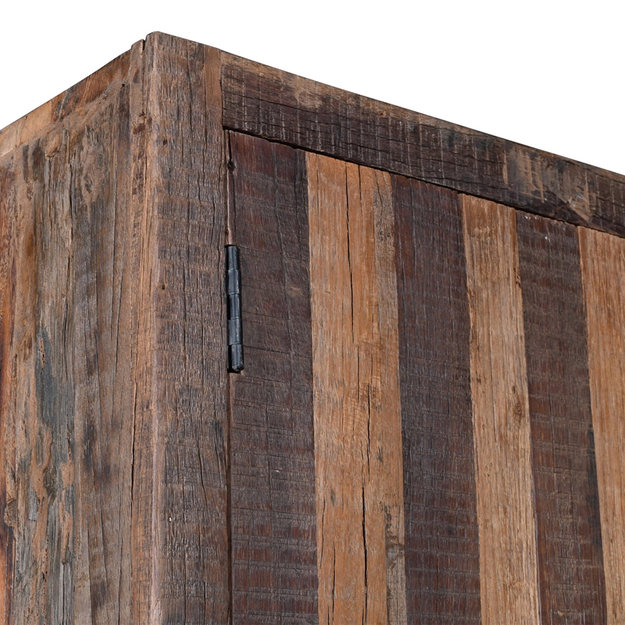 Emporeio Reclaimed Wood Armoire - Wisteria