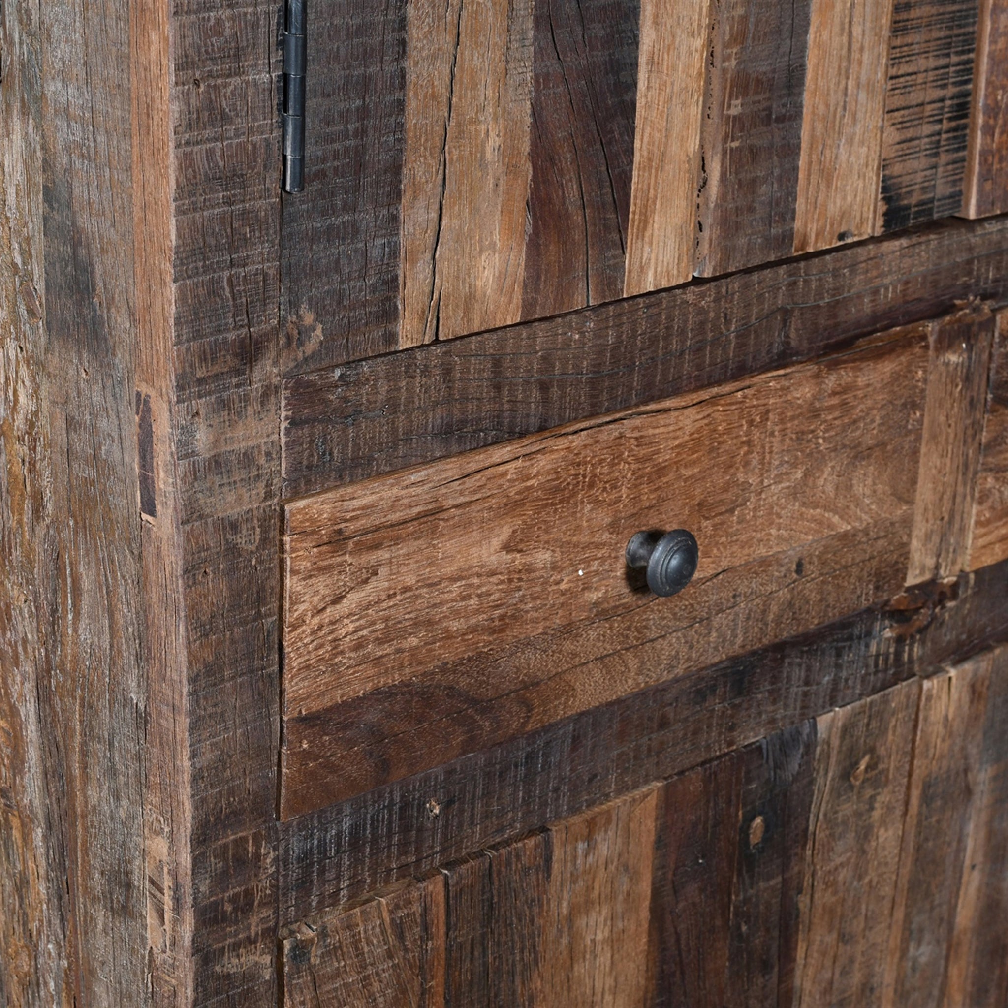 Emporeio Reclaimed Wood Armoire - Wisteria