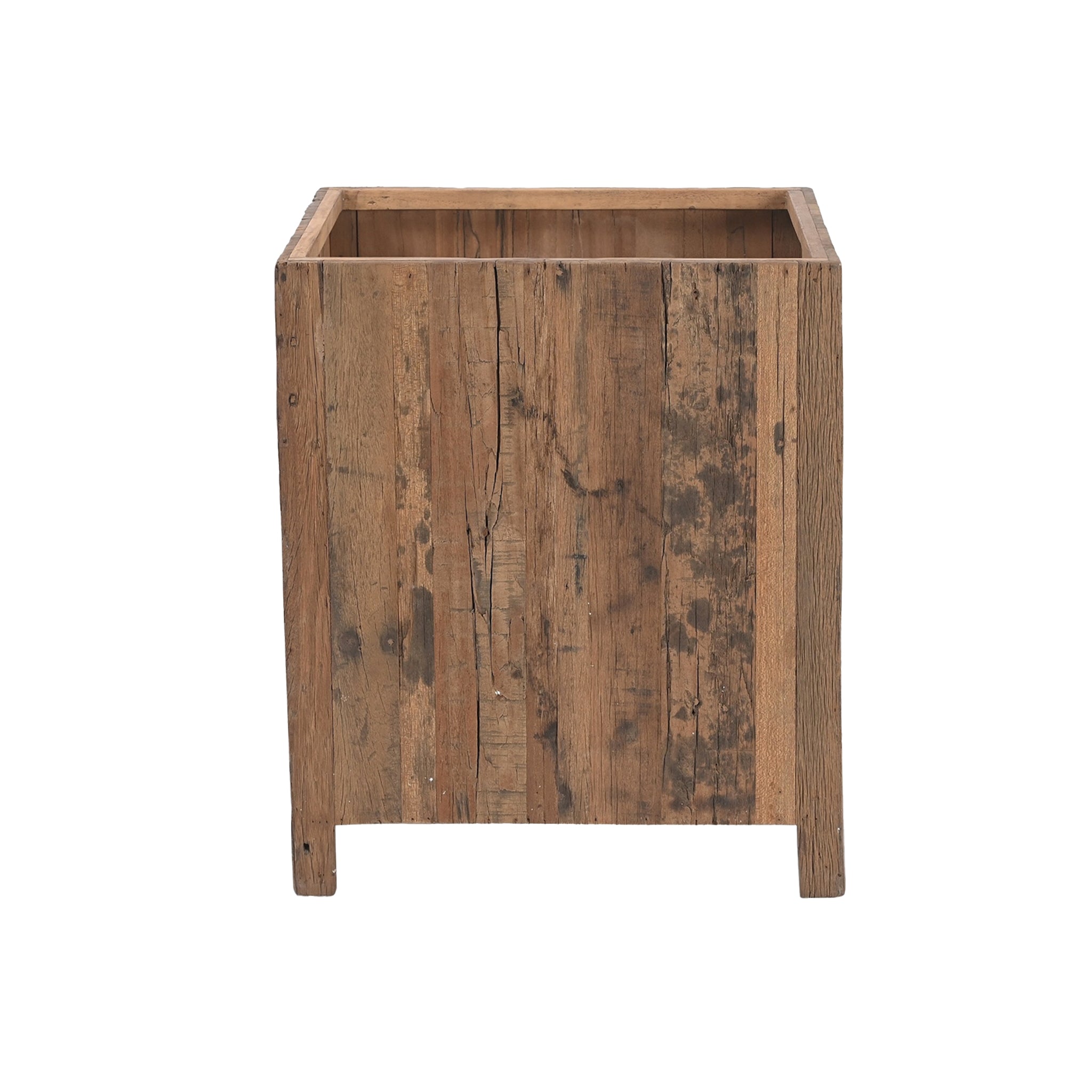 Kamari Reclaimed Wood Planter - Wisteria