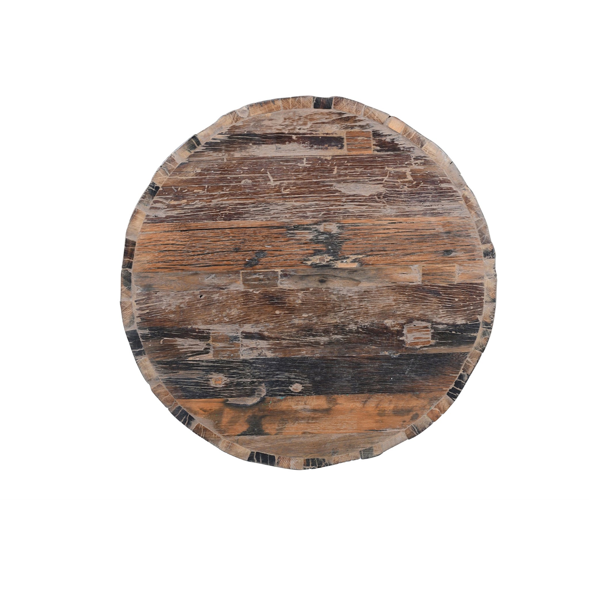 Oia Reclaimed Wood Side Table - Wisteria