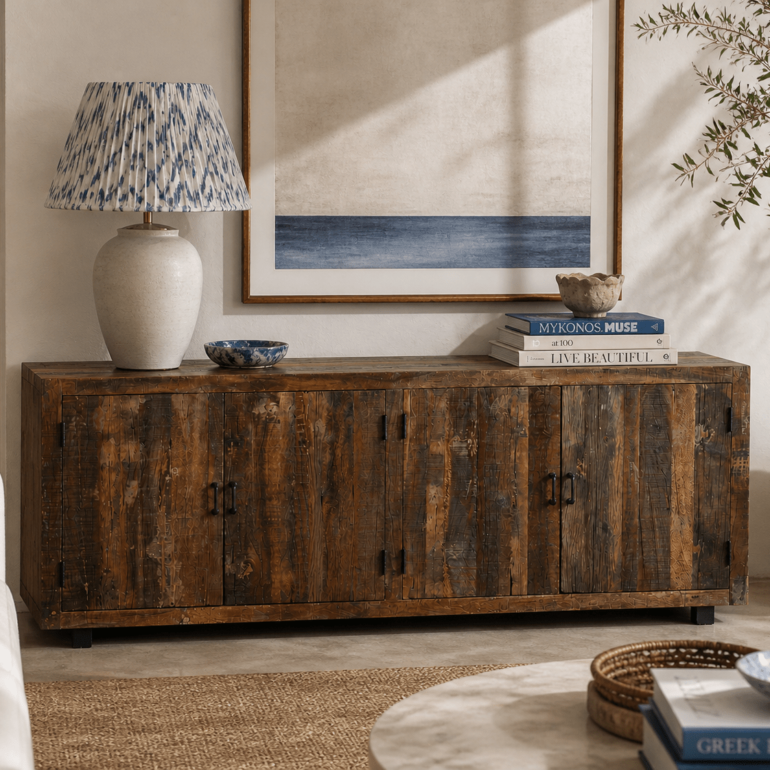 Fira Reclaimed Wood Sideboard - Wisteria